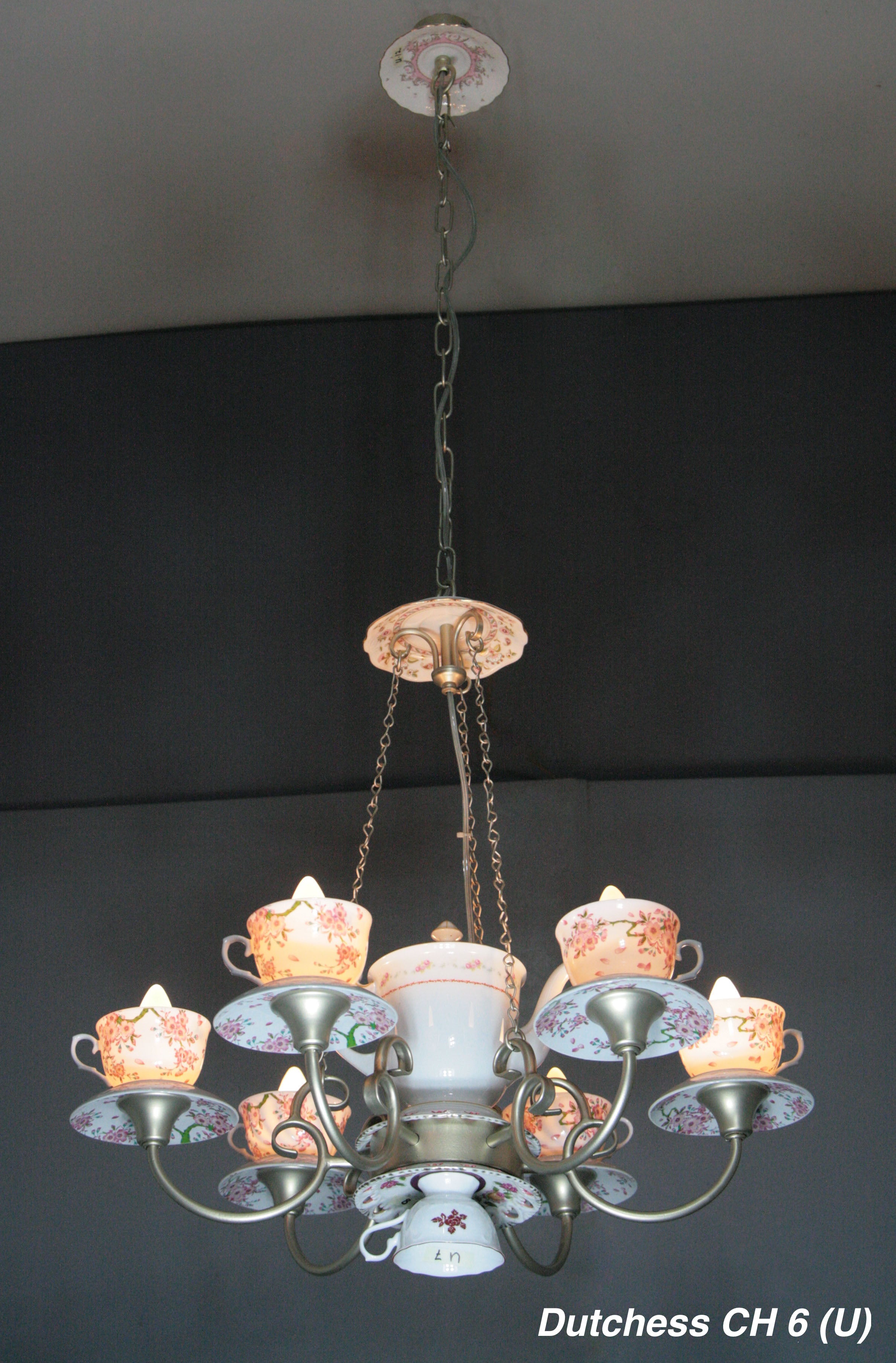Teacup Chandelier 6
