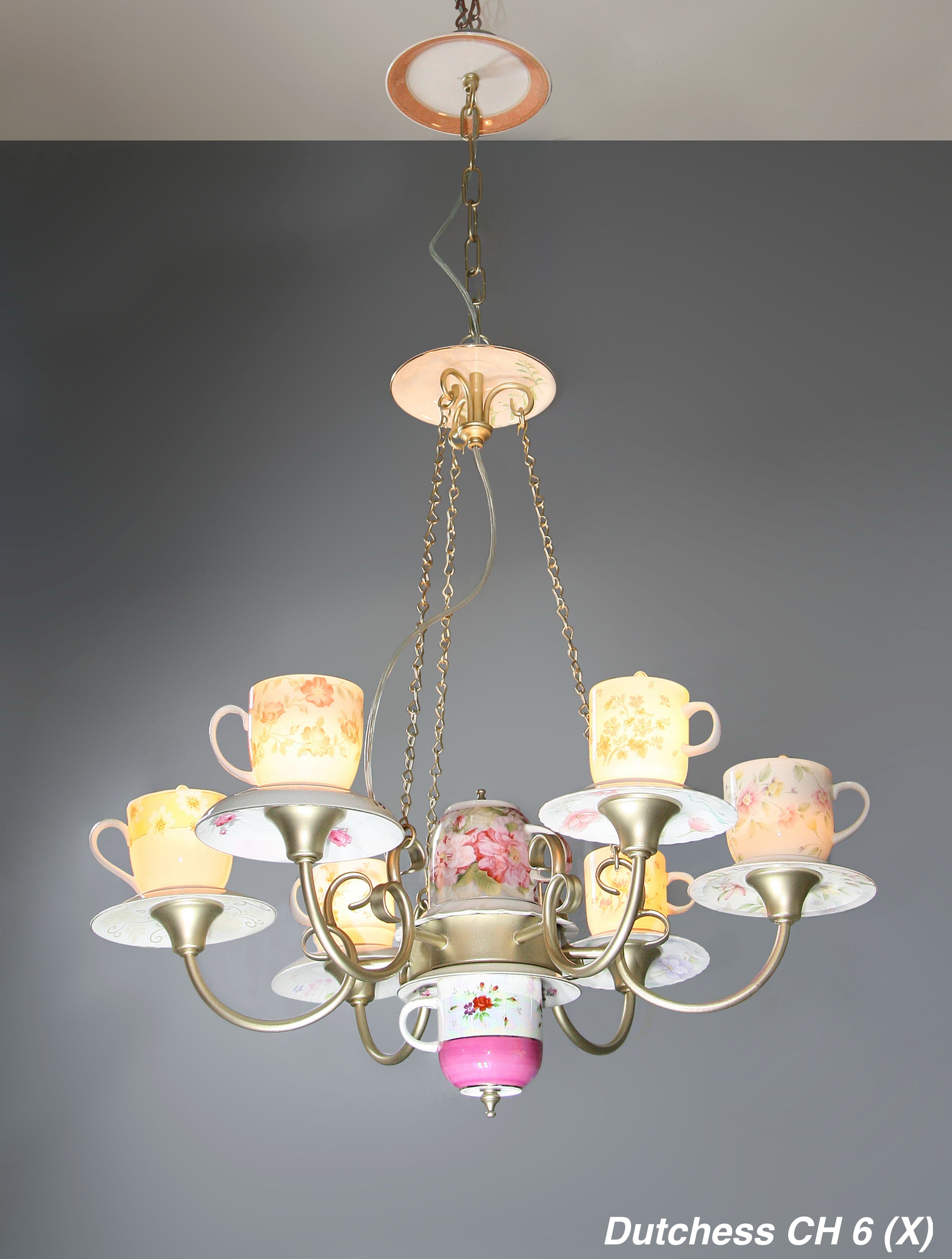Teacup Chandelier 6