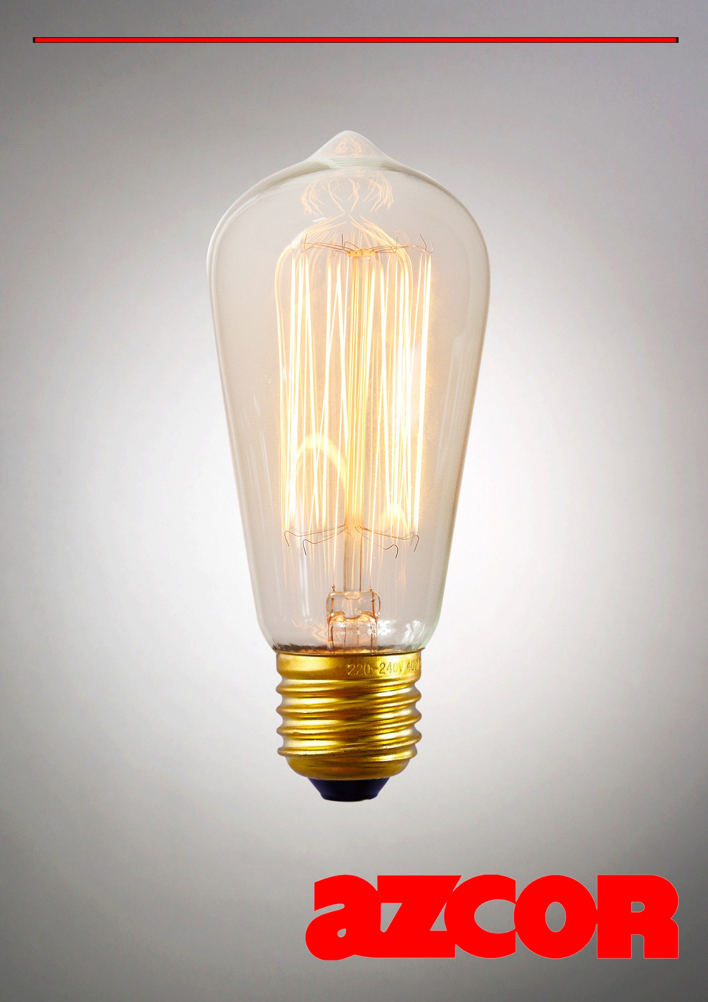 E27 Edison Wave Bulb 60W