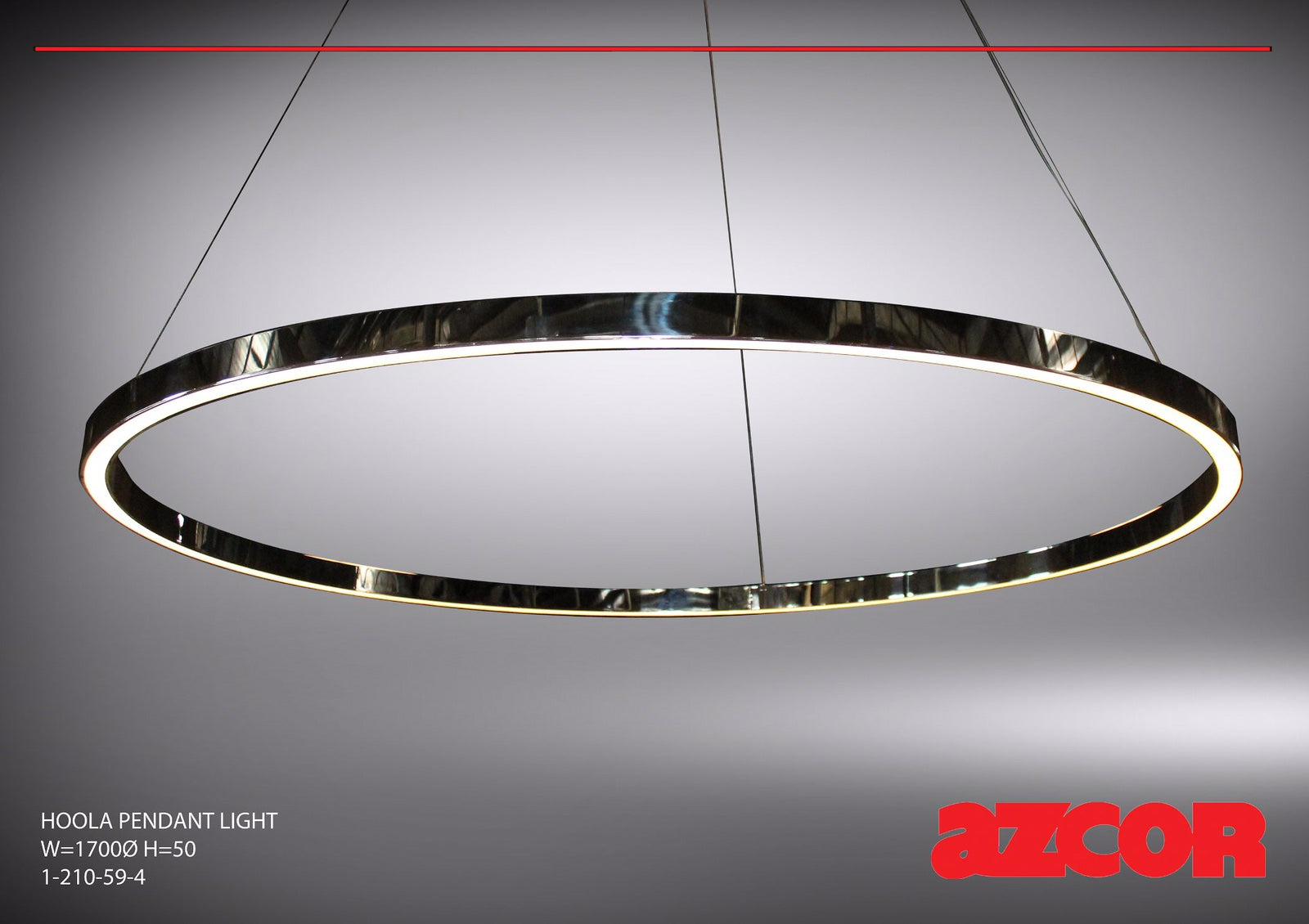 Hoola Ring Pendant Light 1700 SS