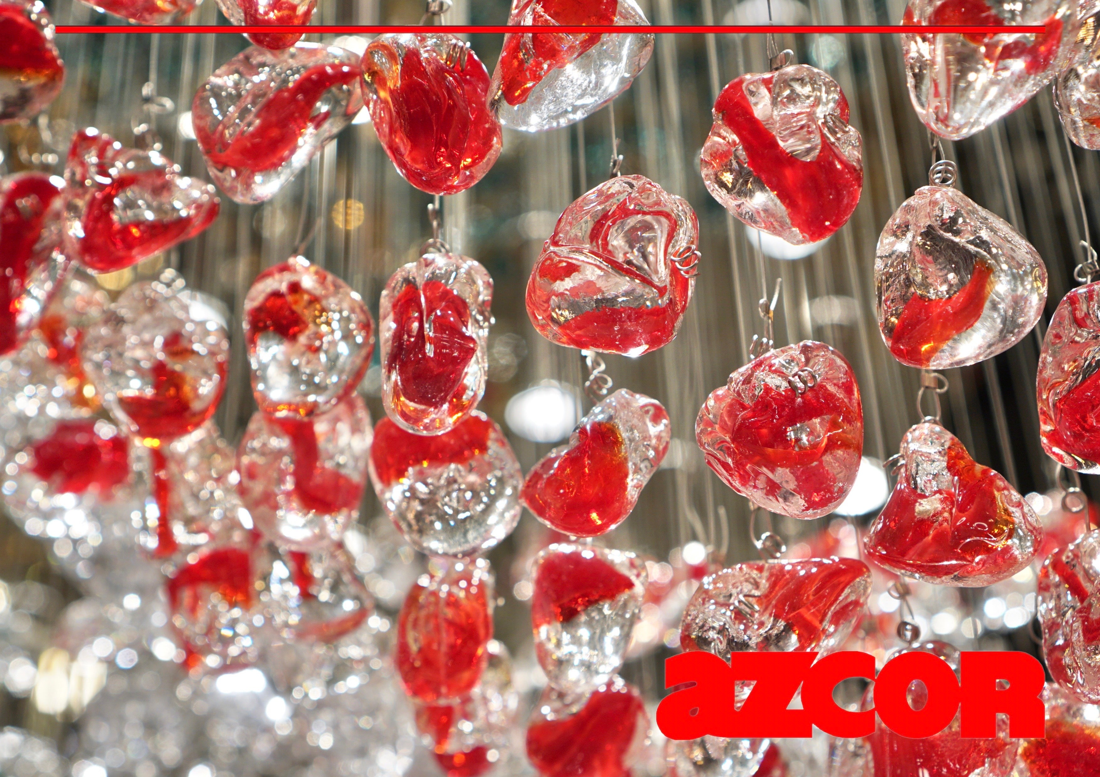 Bohemian Glass | Stone Chandelier Oval