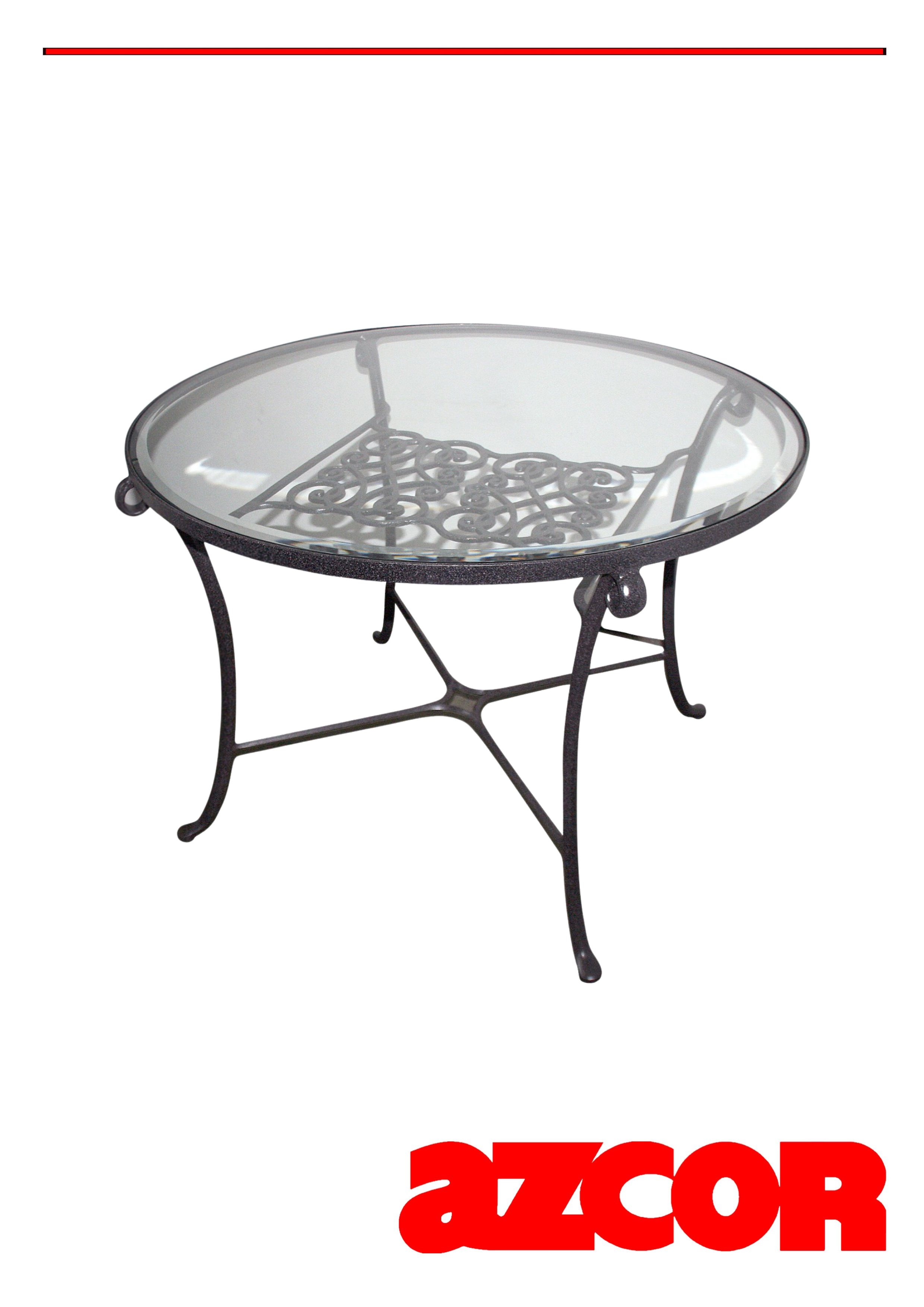 Marina Cast Aluminum Round Dining Table