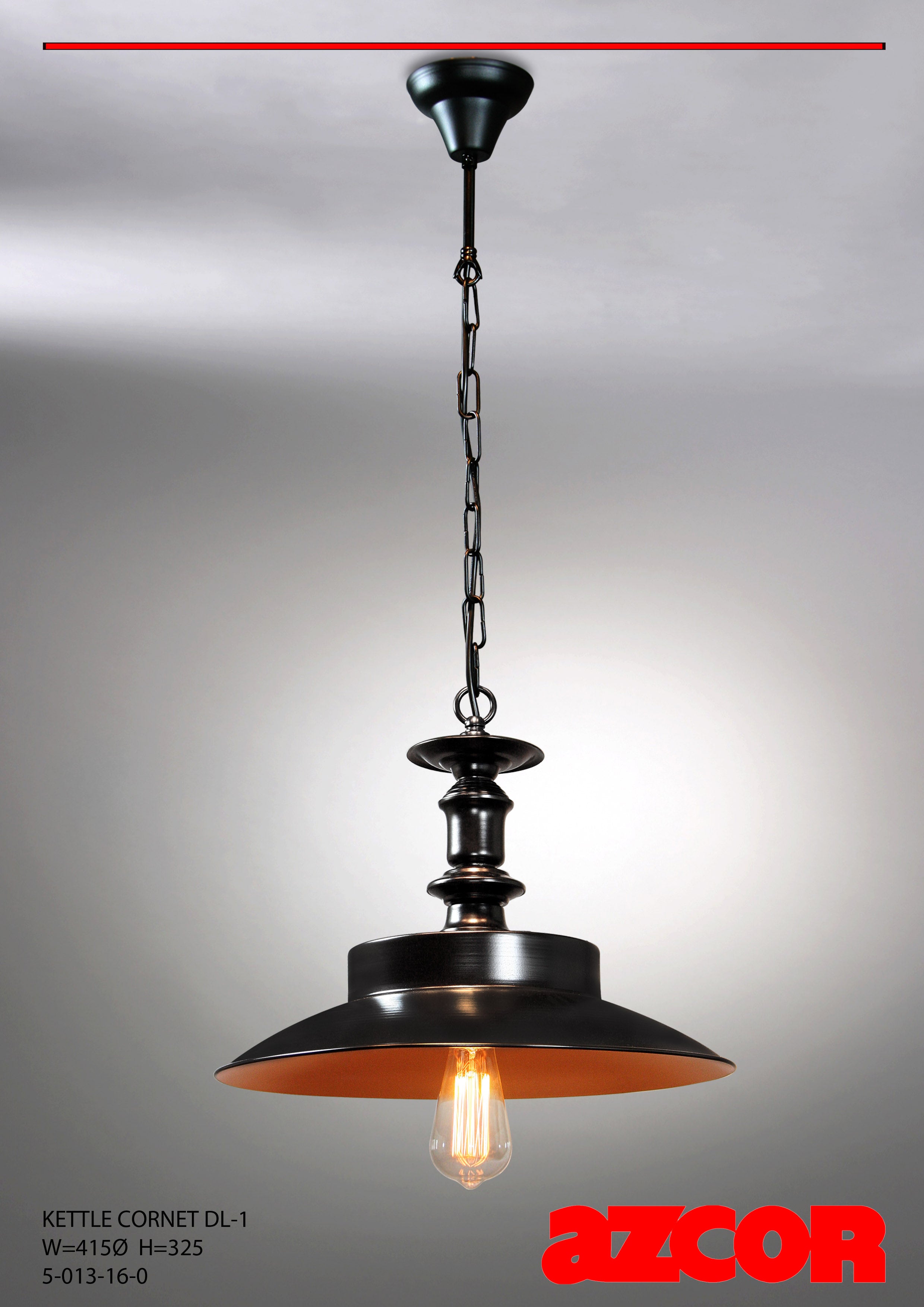 Kettle Cornet Drop Light No. 1 (415Ø)