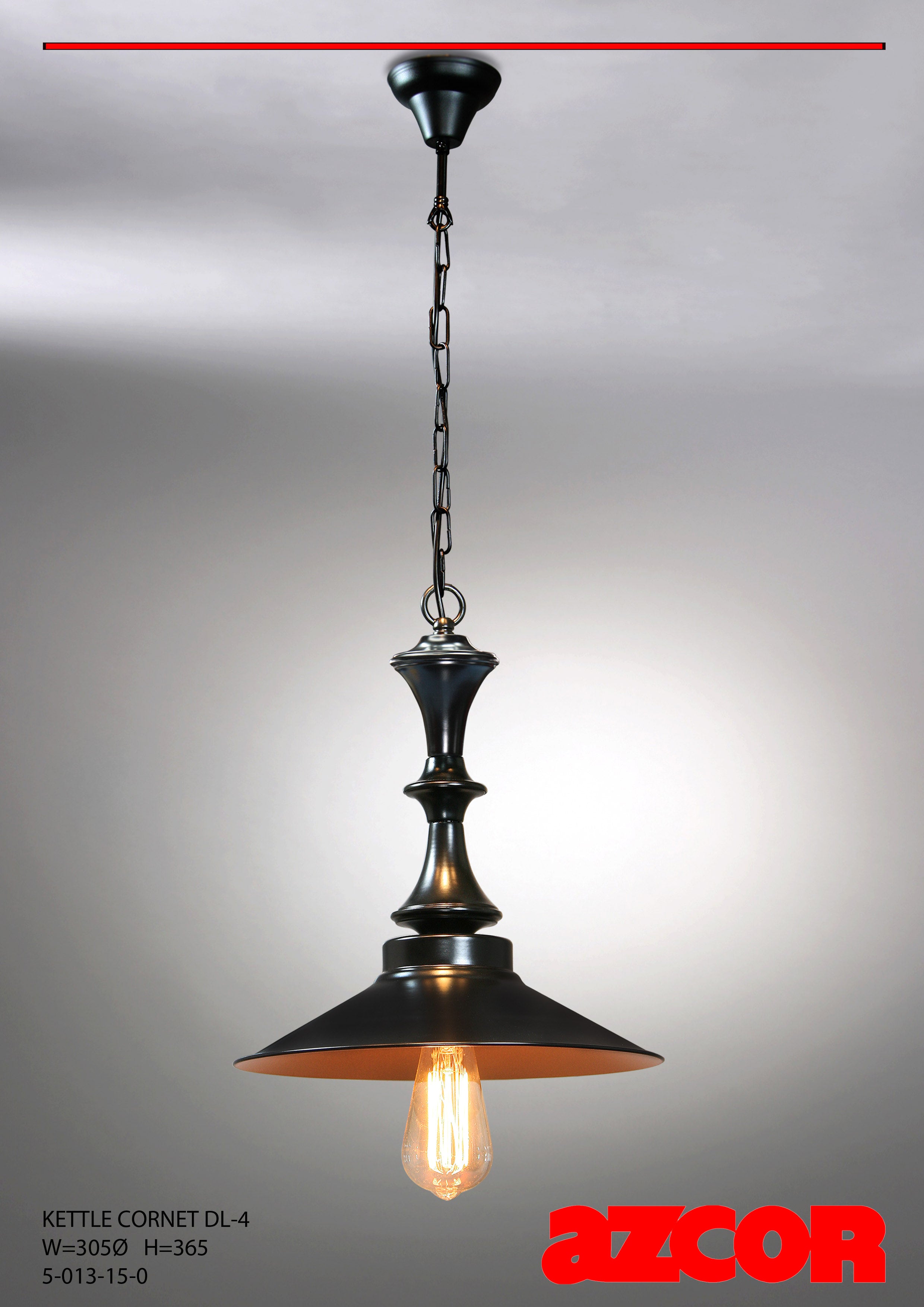 Kettle Cornet Drop Light No. 4 (305Ø)