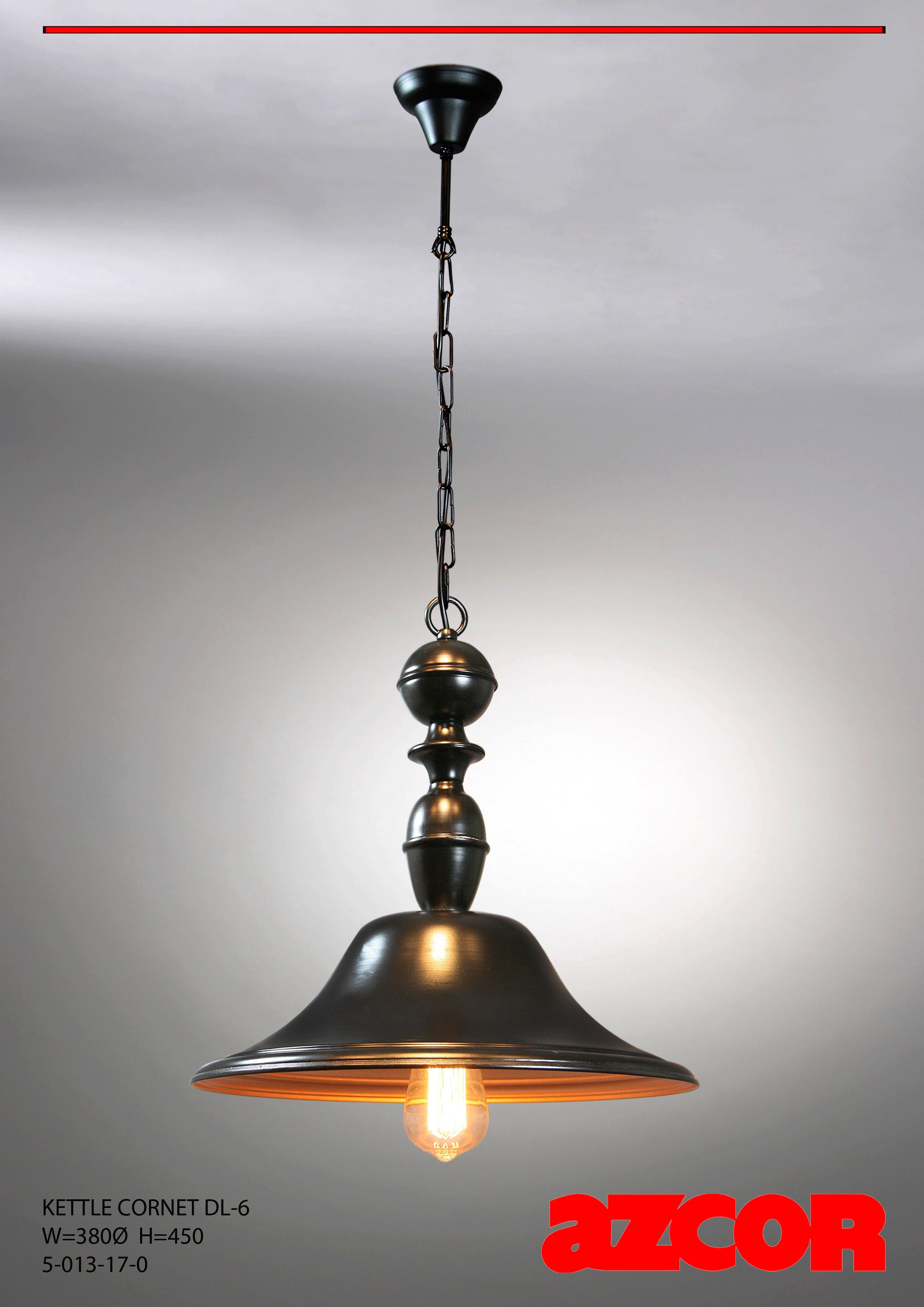 Kettle Cornet Drop Light No. 6 (380Ø)