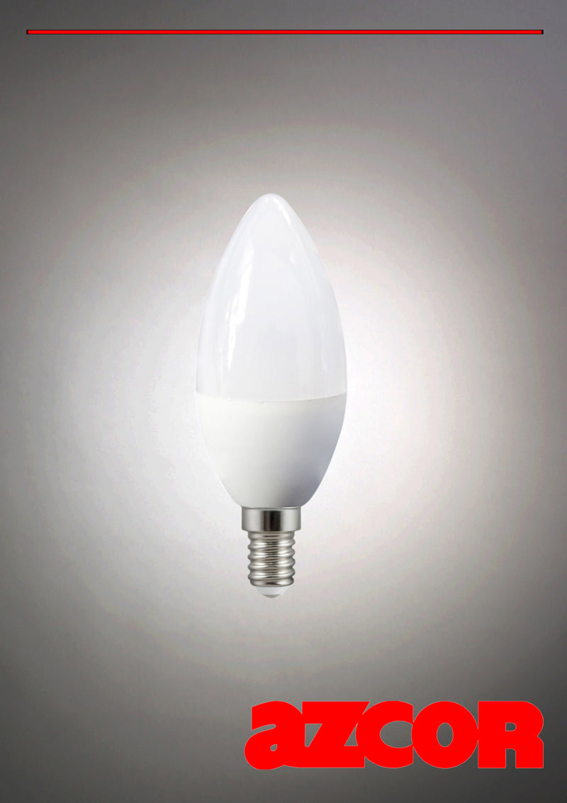 E14 Candle Bulb LED 3.5W (Frosted)