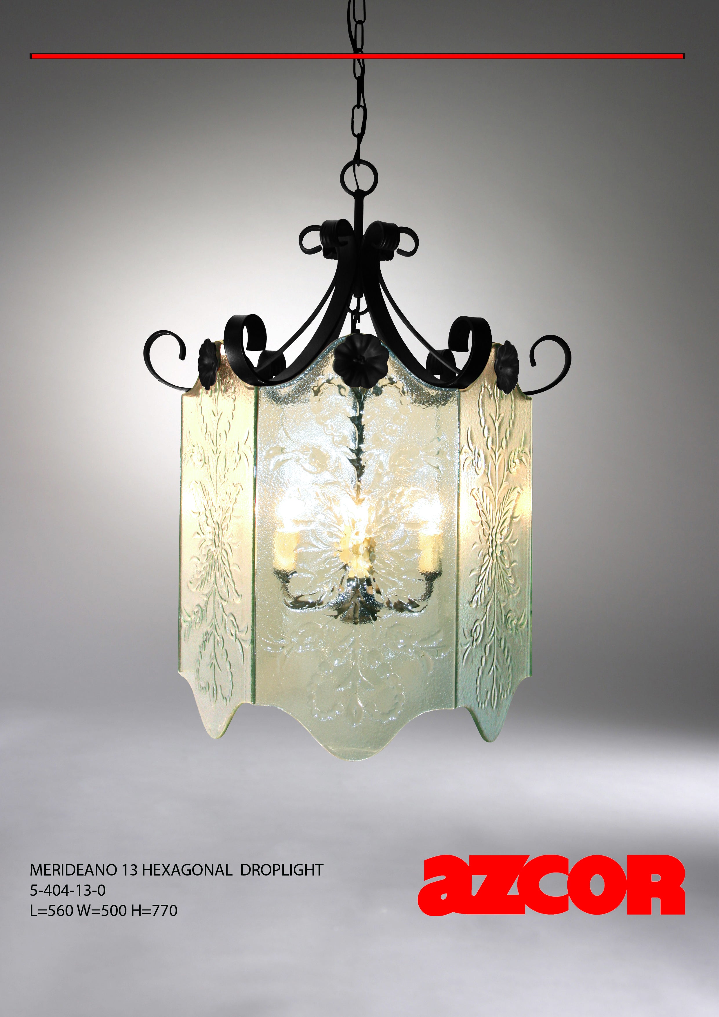 Merideano Drop Light Hexagonal