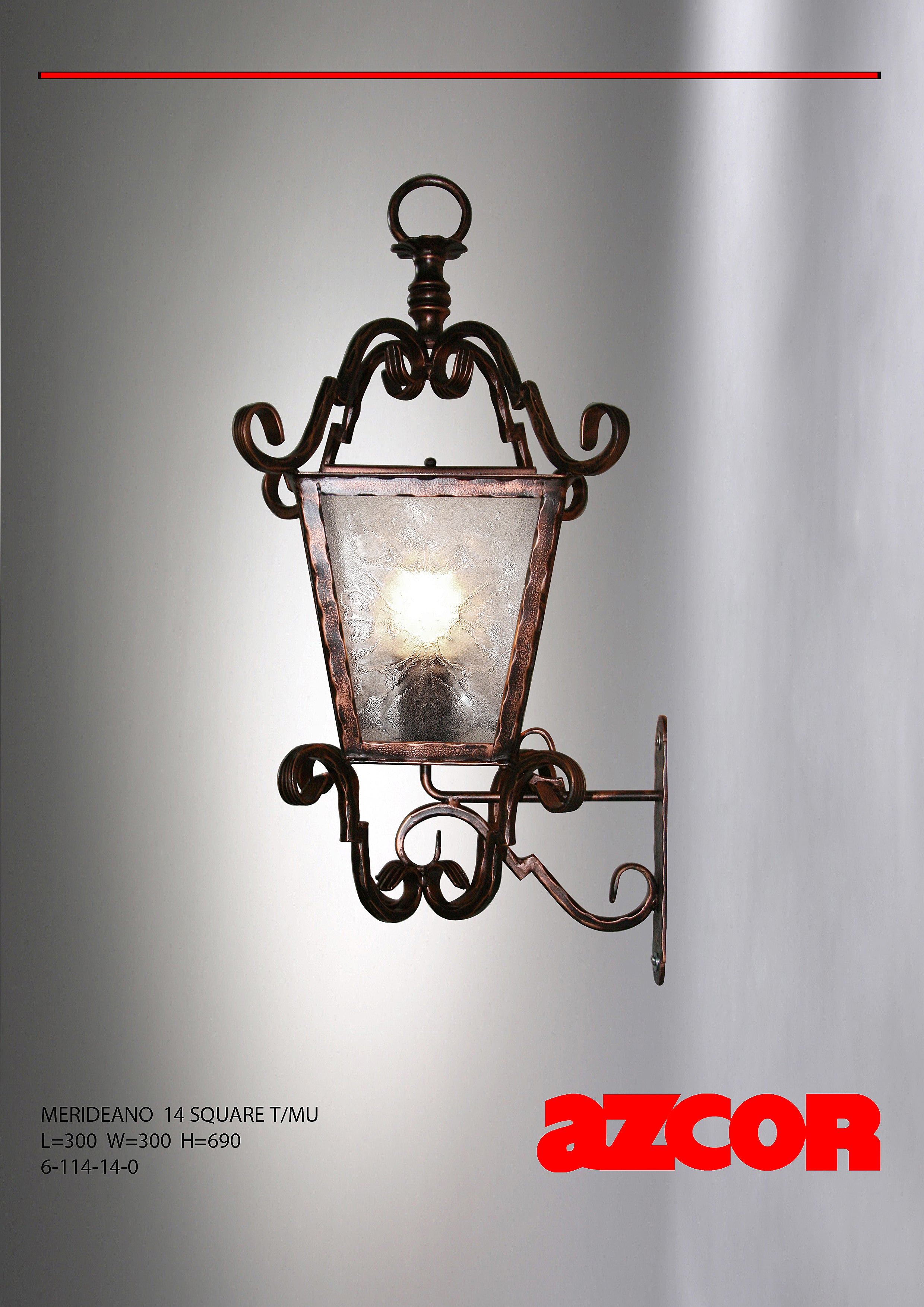 Merideano Wall Light Medium (Ring Finial)