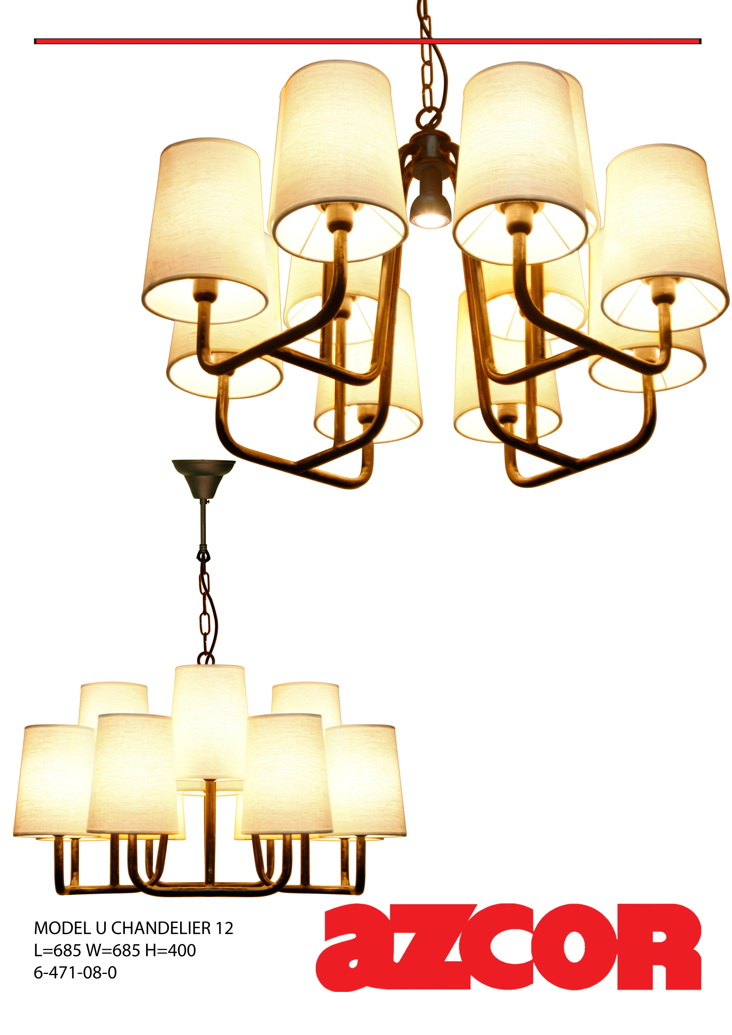 Model-U Chandelier 12