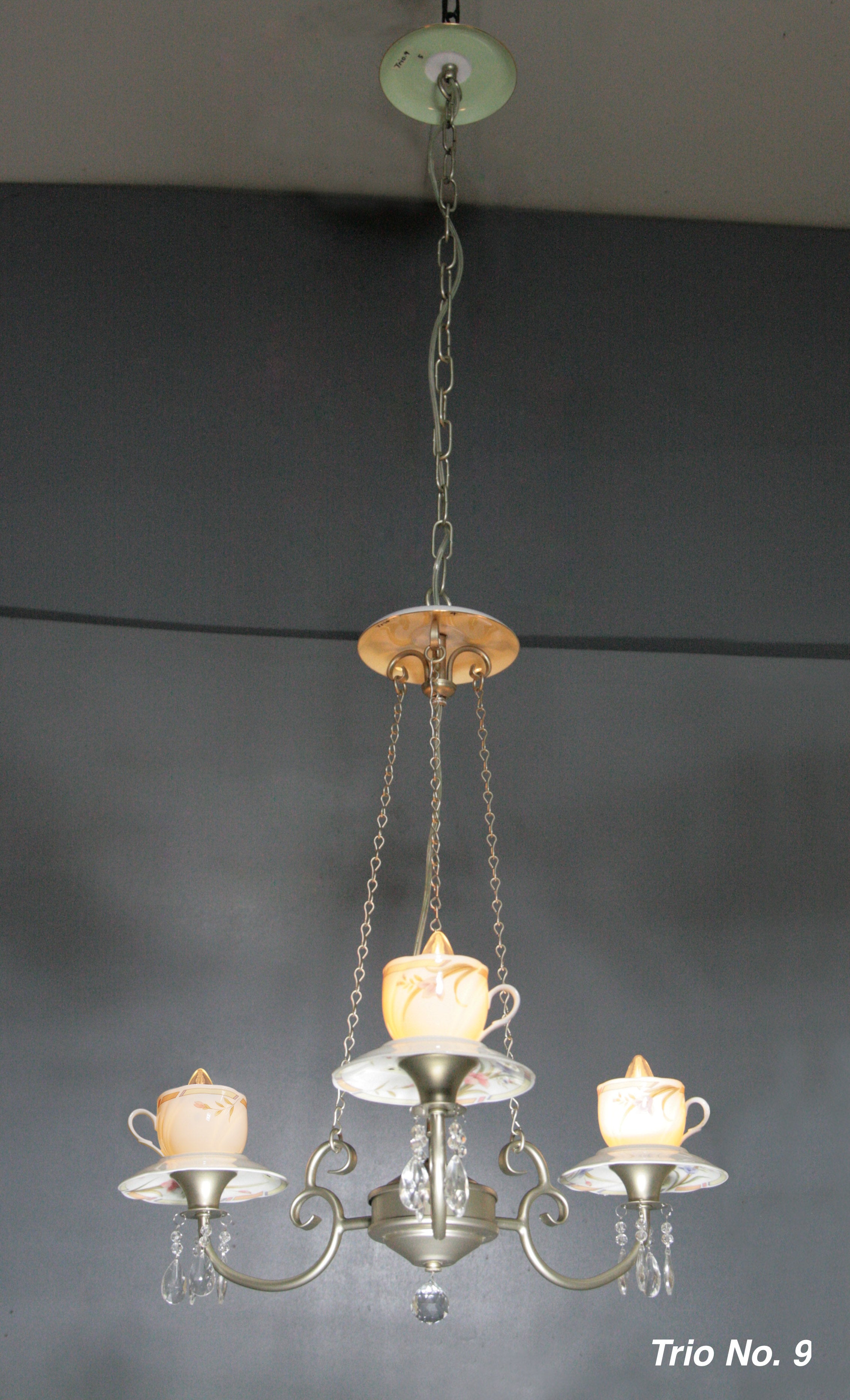 Teacup Chandelier 3