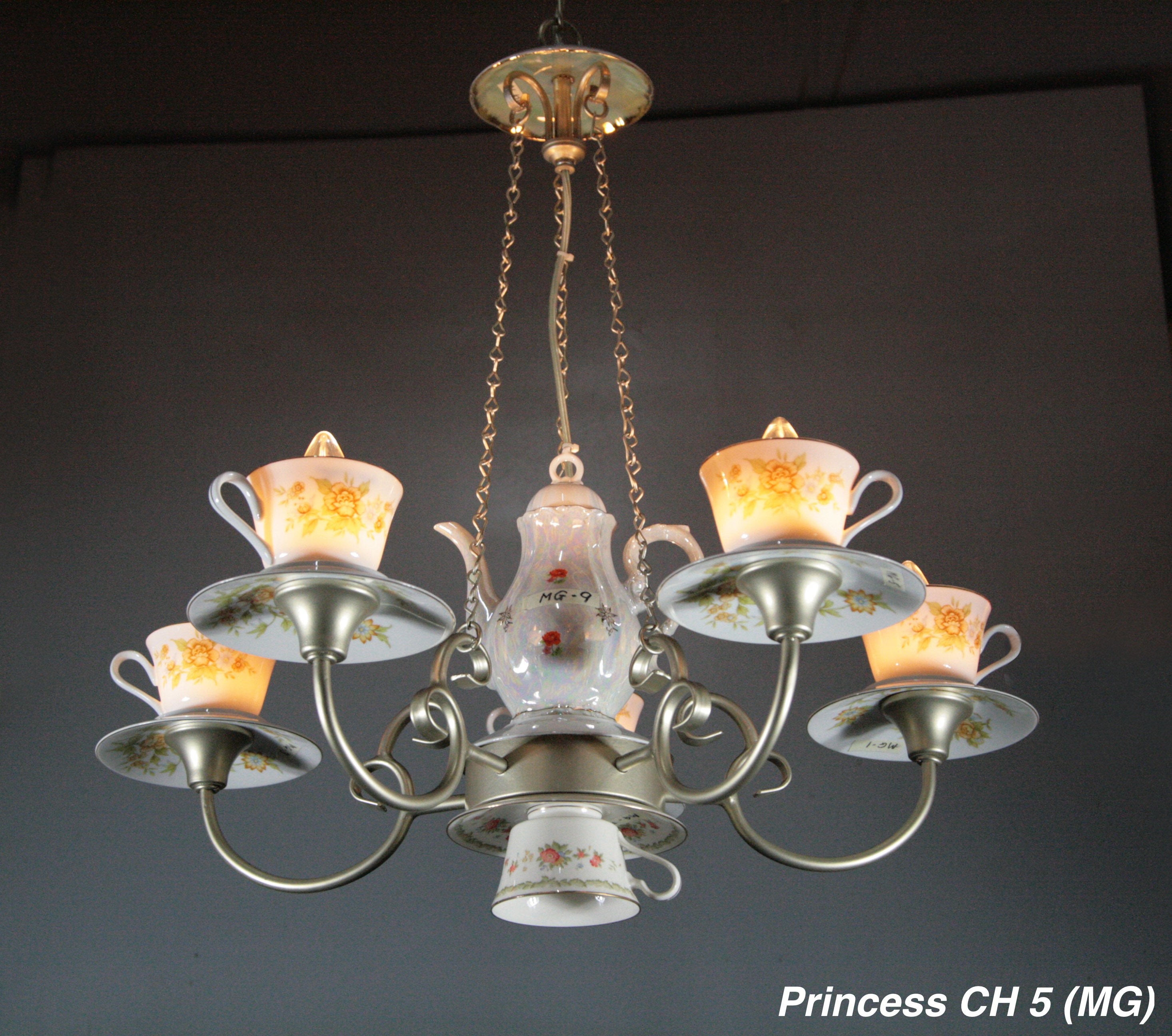 Teacup Chandelier 5