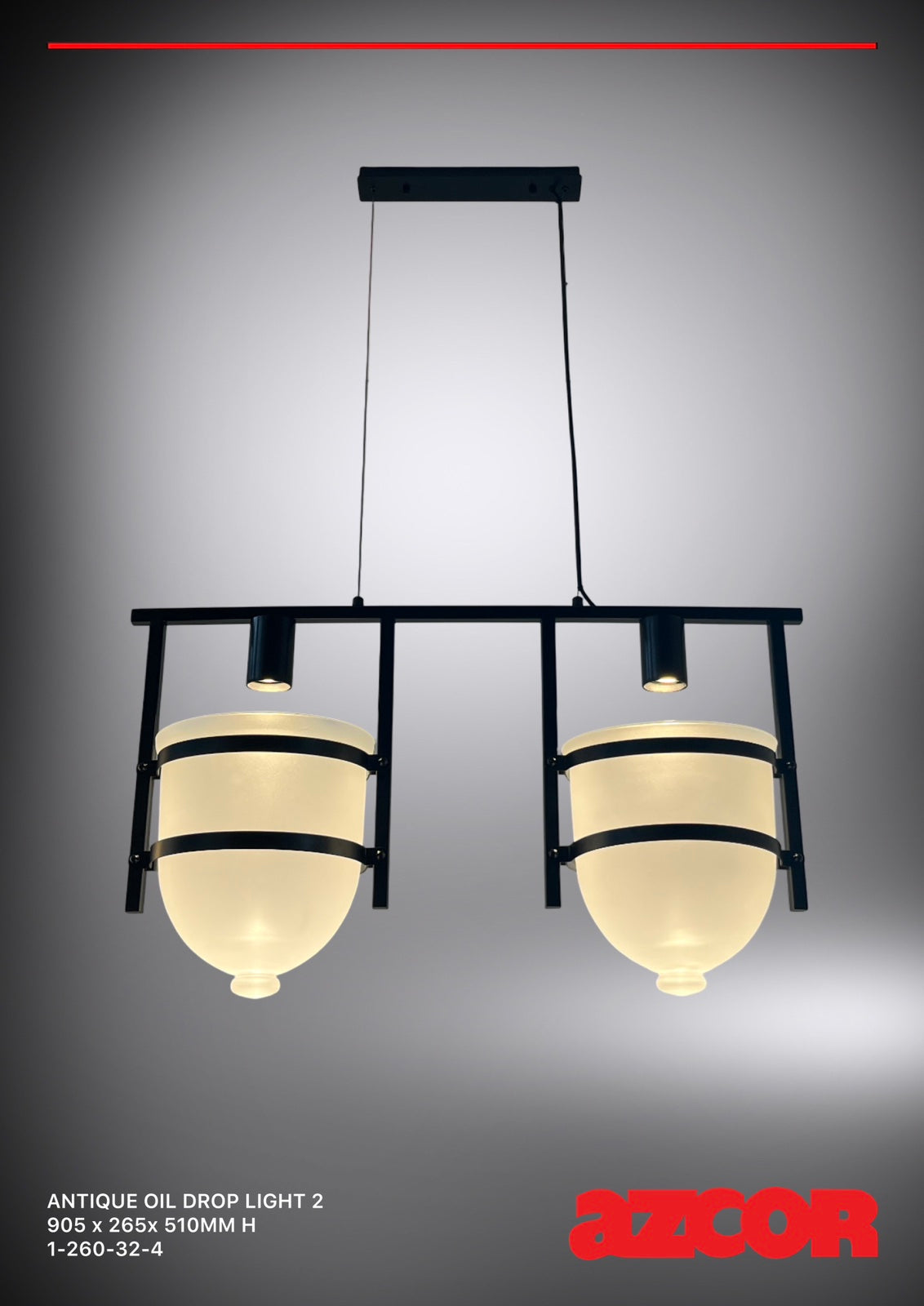 Antique Oil Grip Drop Light 2
