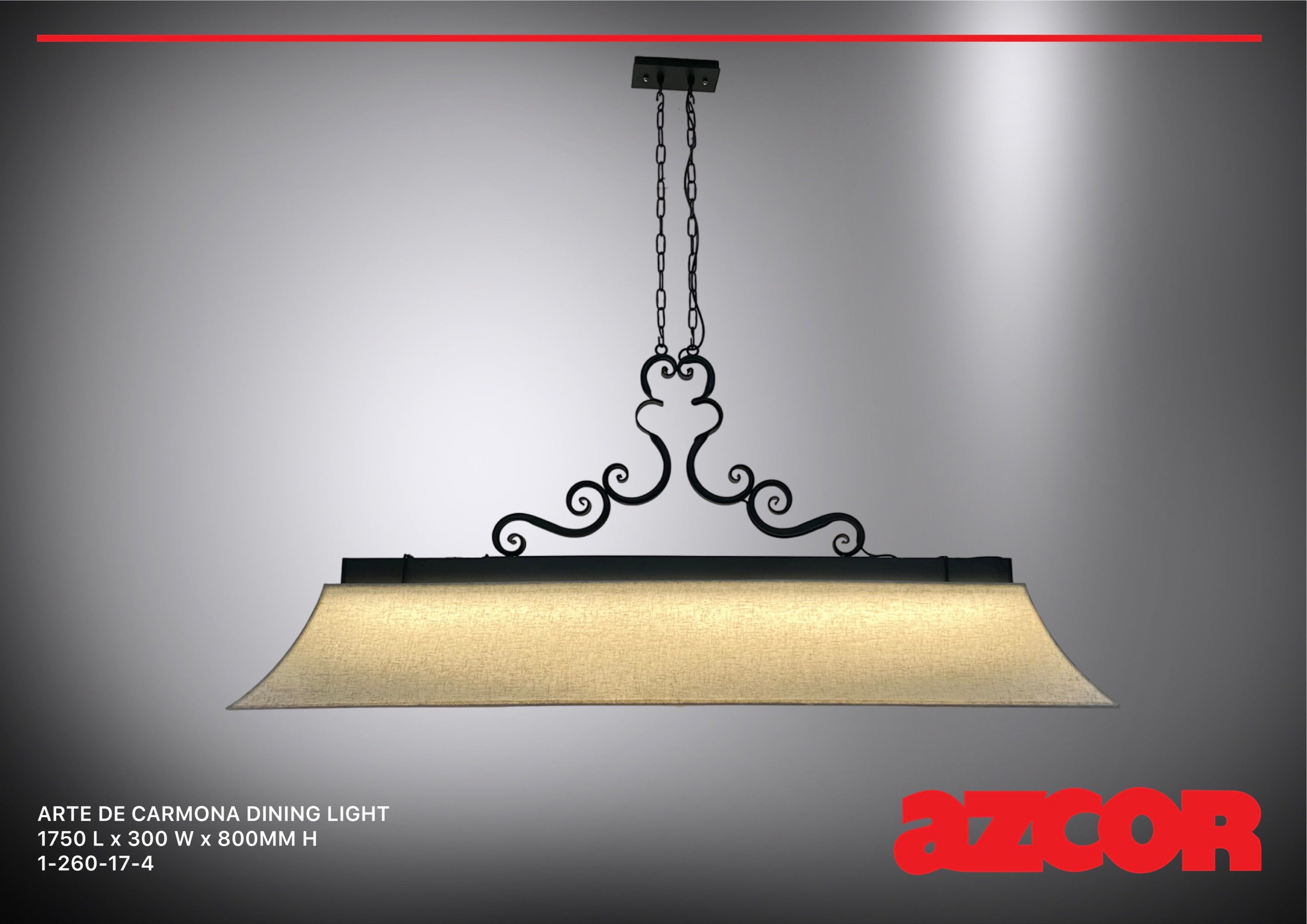Arte De Carmona Linear Dining Light