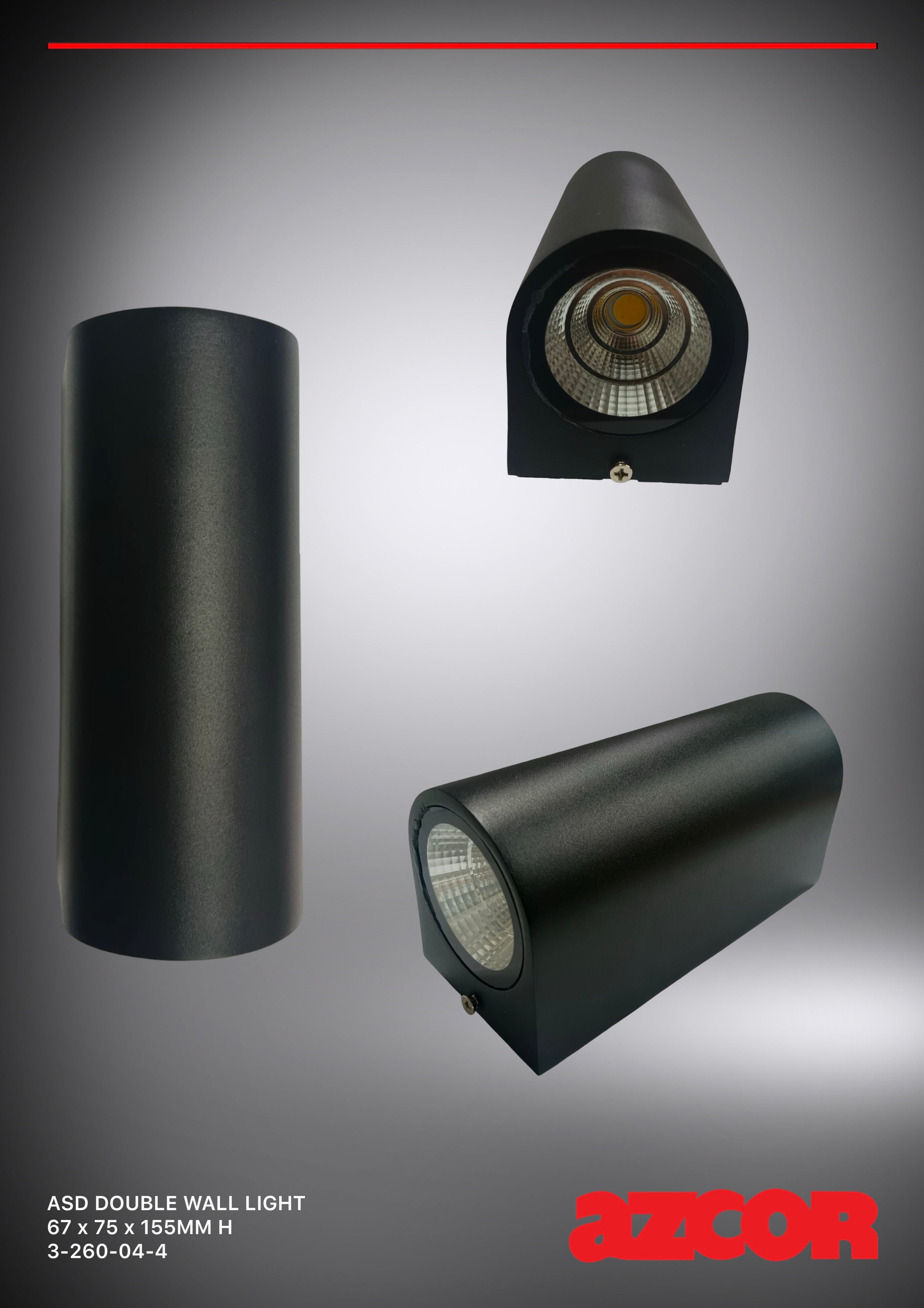 ASD Double Outdoor Wall Light