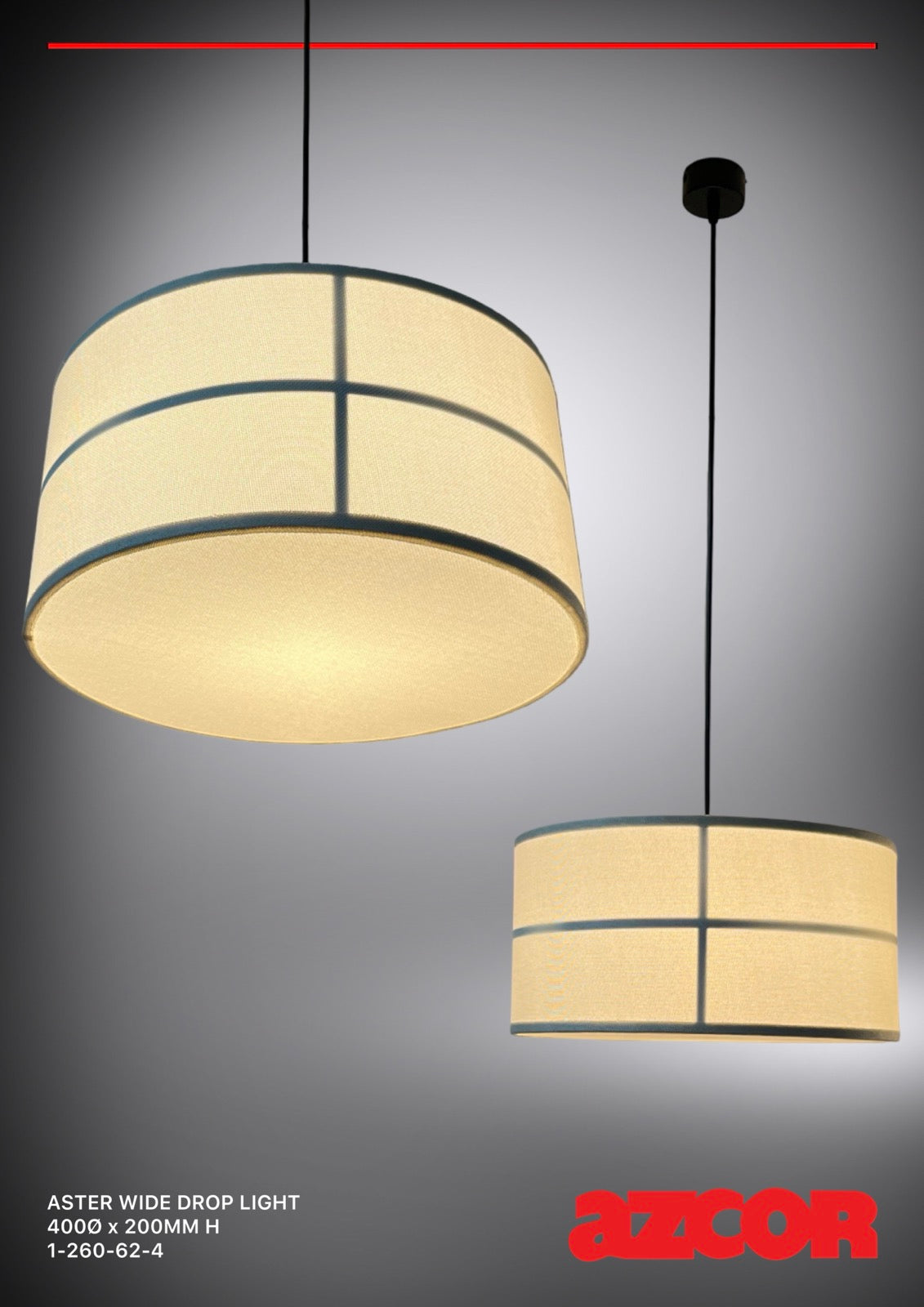 Aster Wide Drop Light