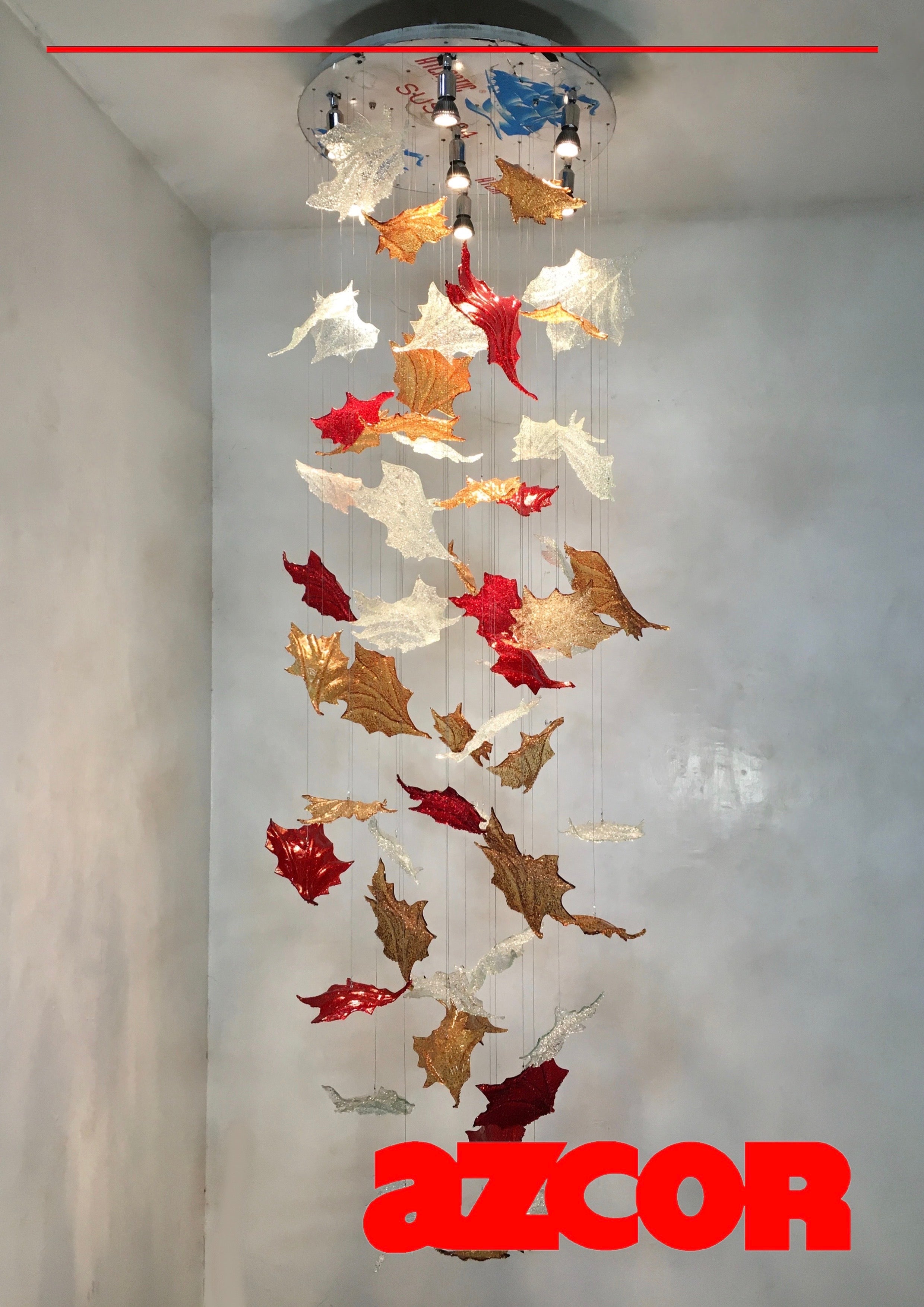 Bohemian Glass | Oak Leaves Chandelier 600Ø