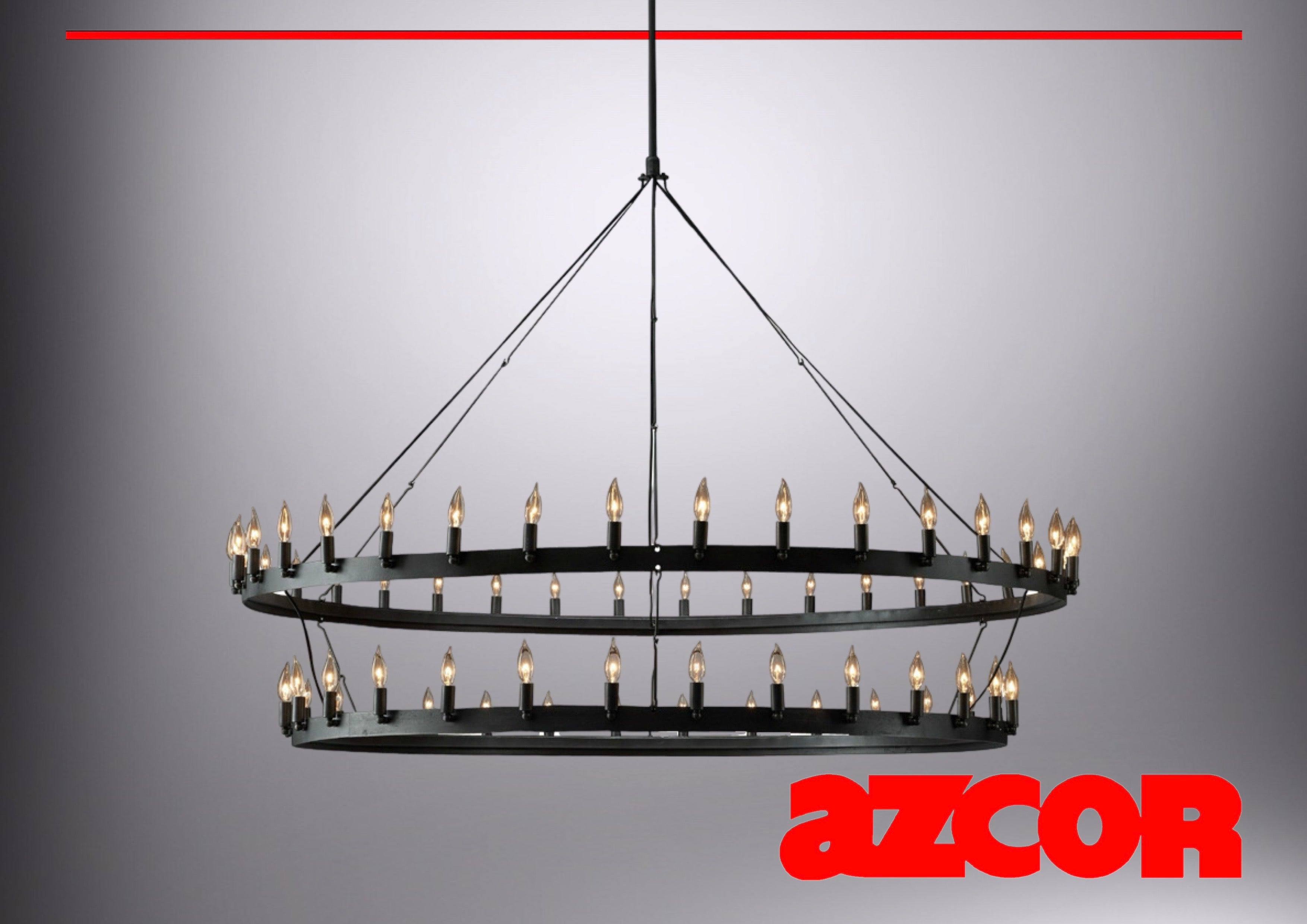 Coronet Chandelier 54 (2-Tier)