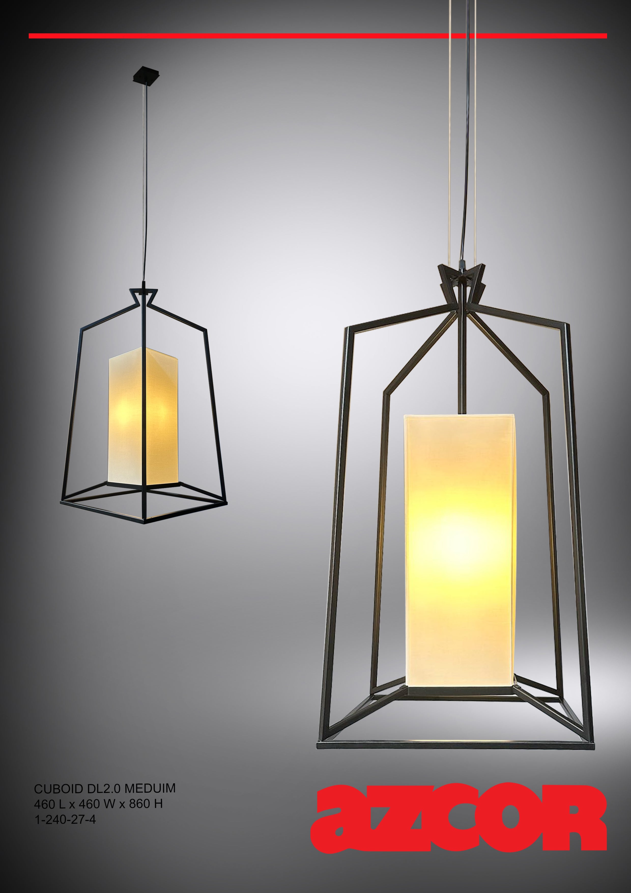 Cuboid 2.0 Drop Light (Medium)