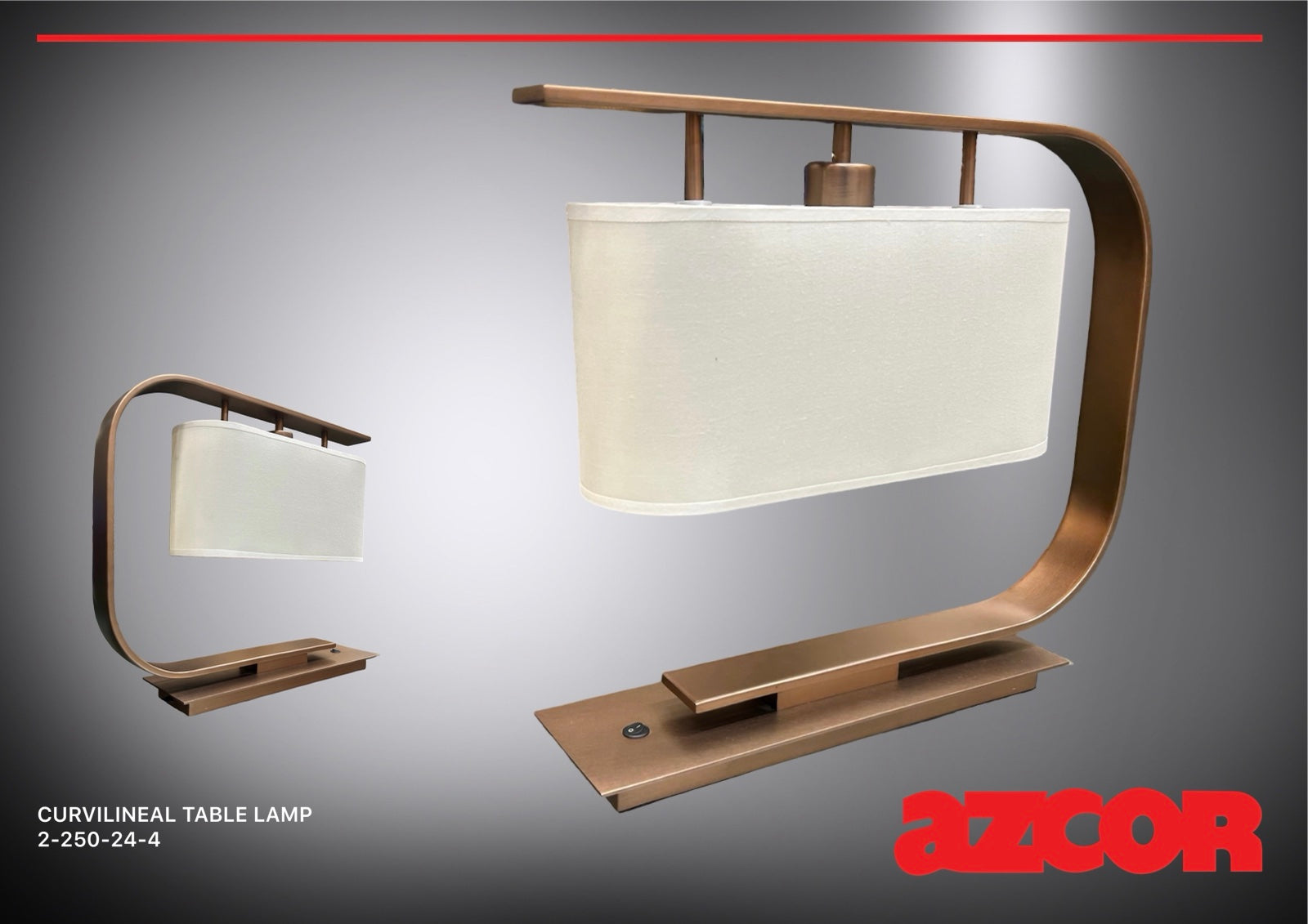 Curvilineal Table Lamp