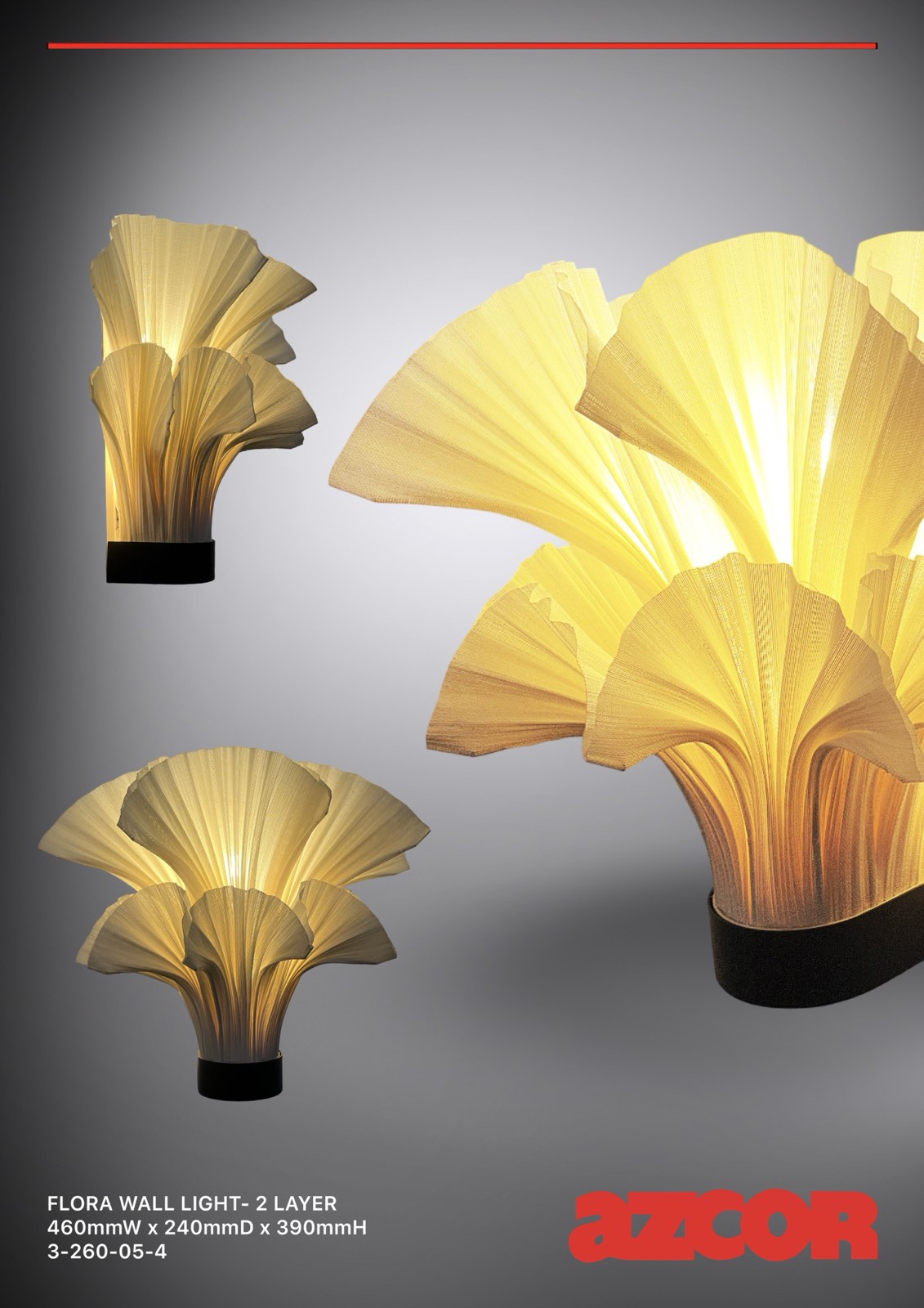 Flora 2 Layer Wall Sconce