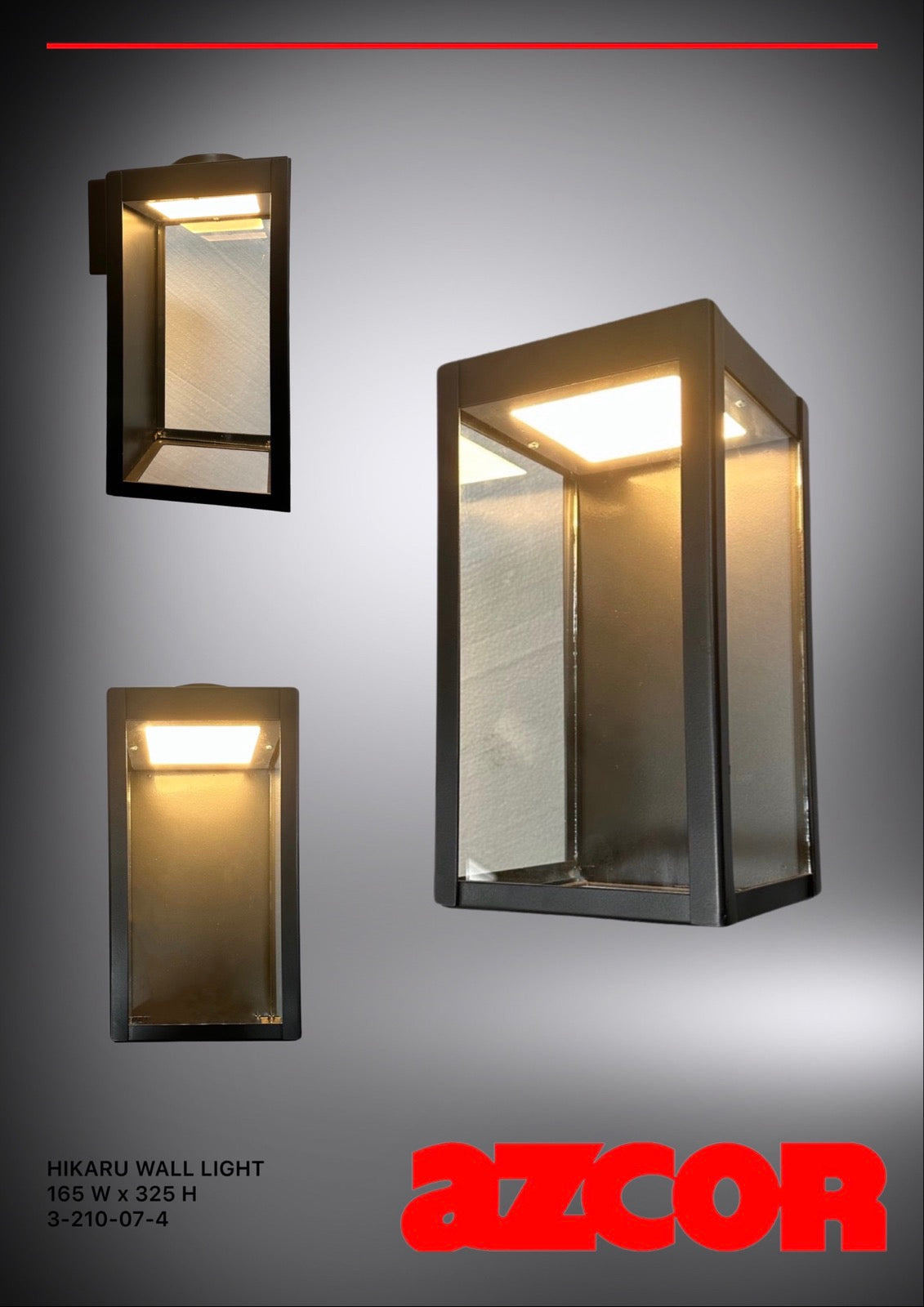 Hikaru Square Wall Light