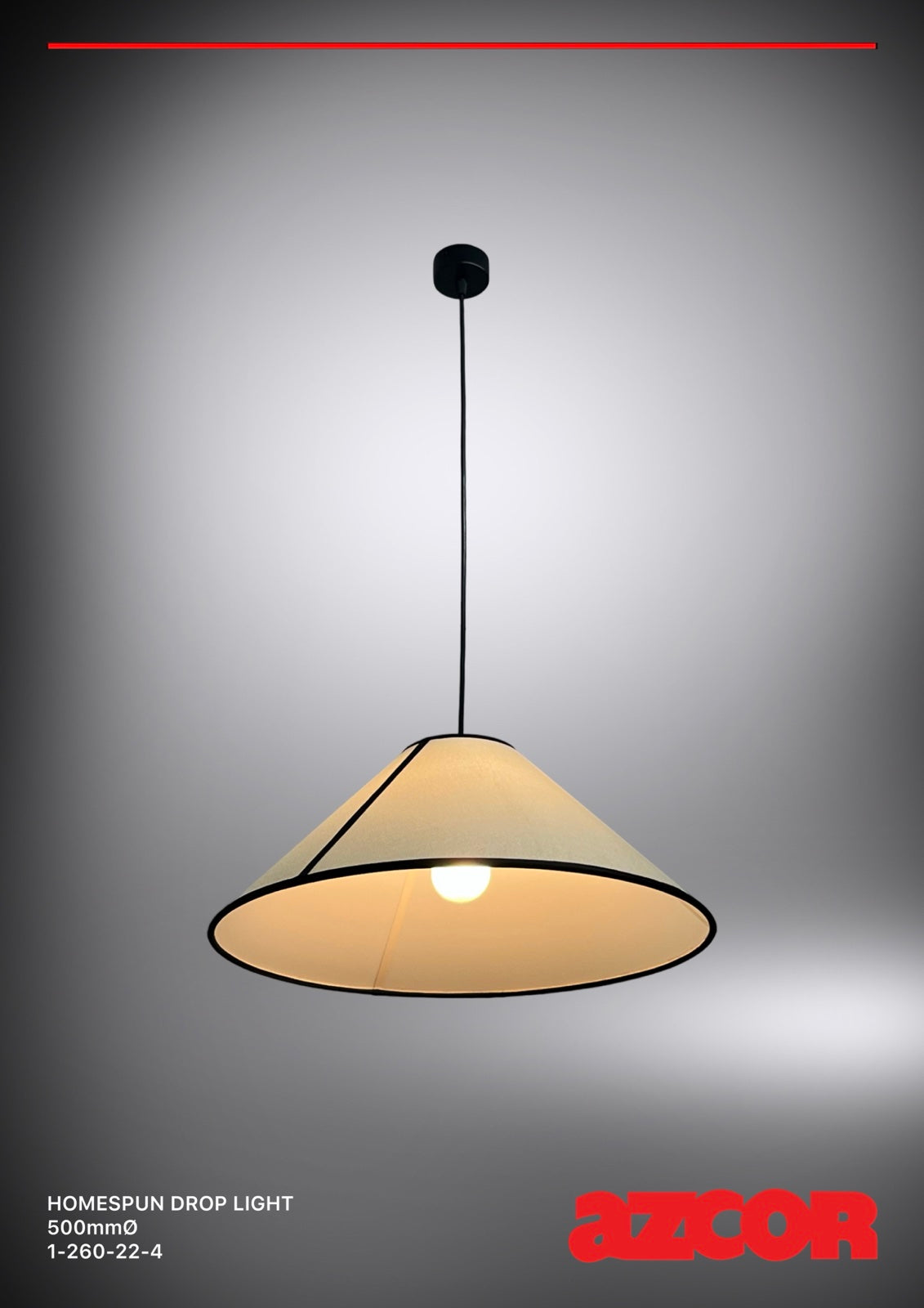 Homespun Drop Light