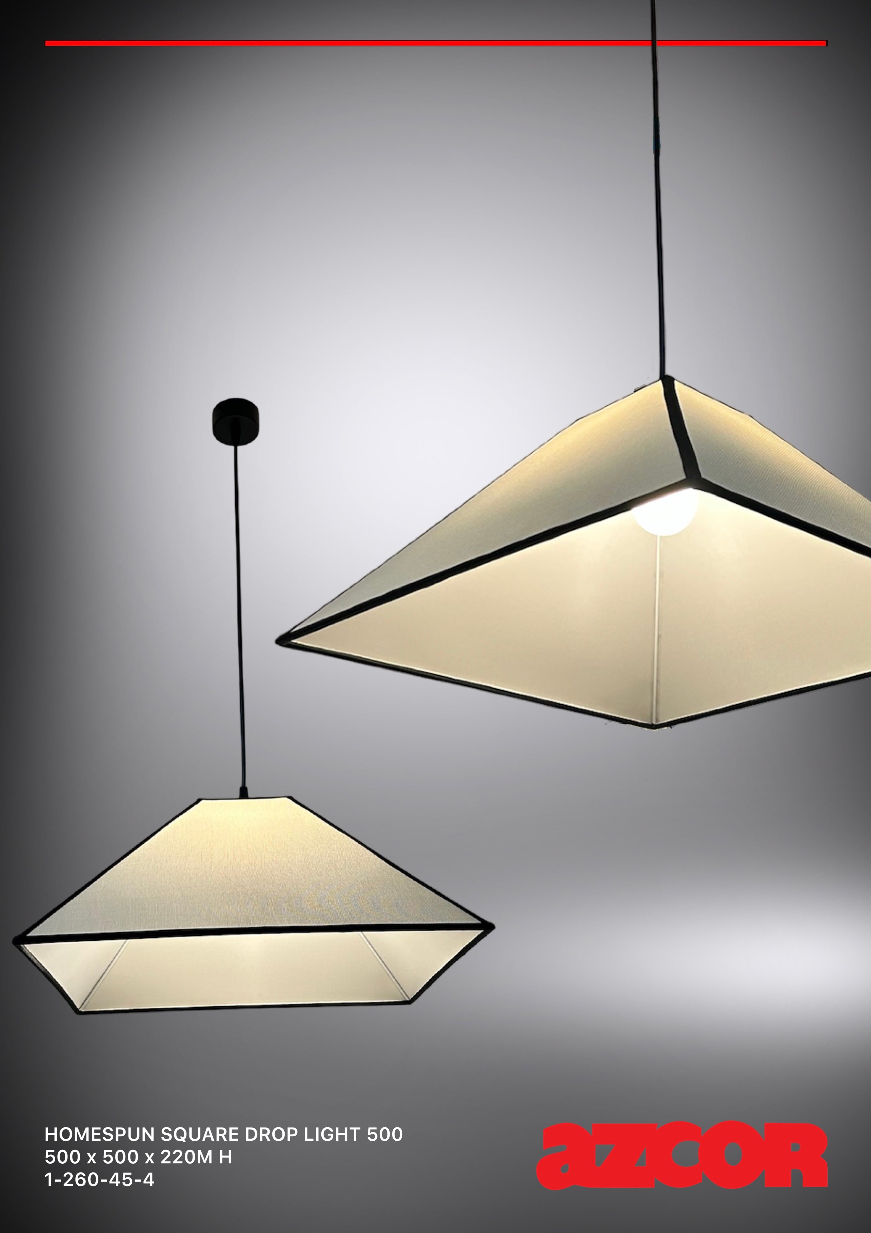 Homespun Drop Light