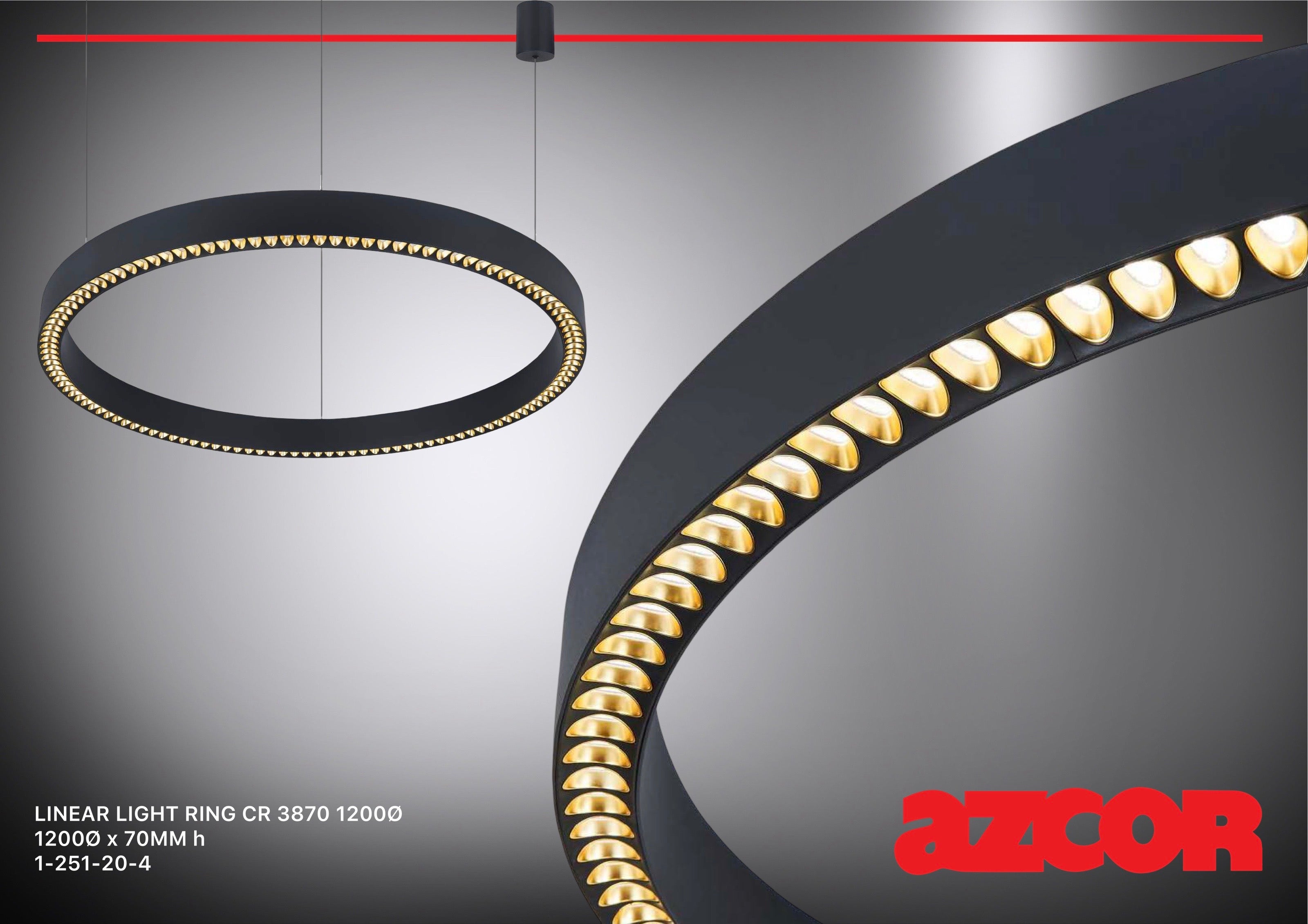 Linear Light CR 3870 1200Ø (Oval Lens Reflector)