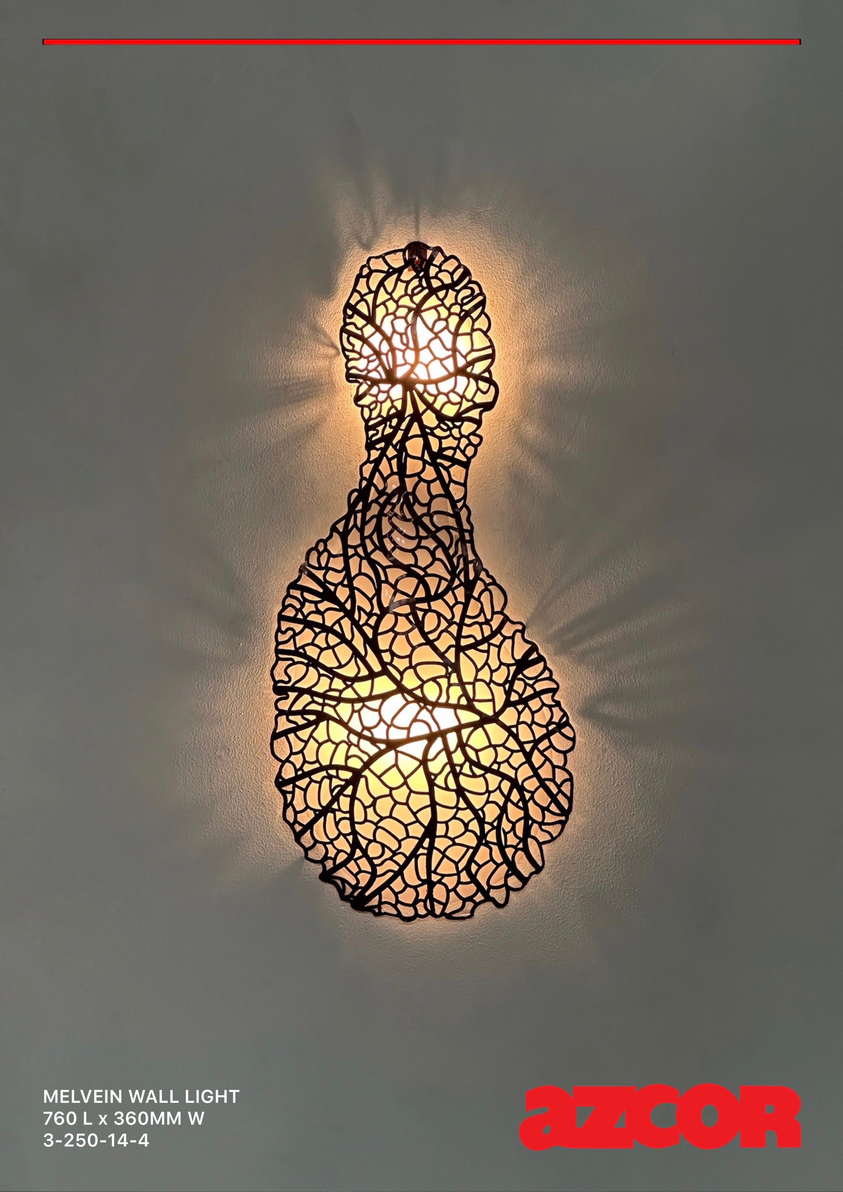 Melvein Lasercut Wall Light
