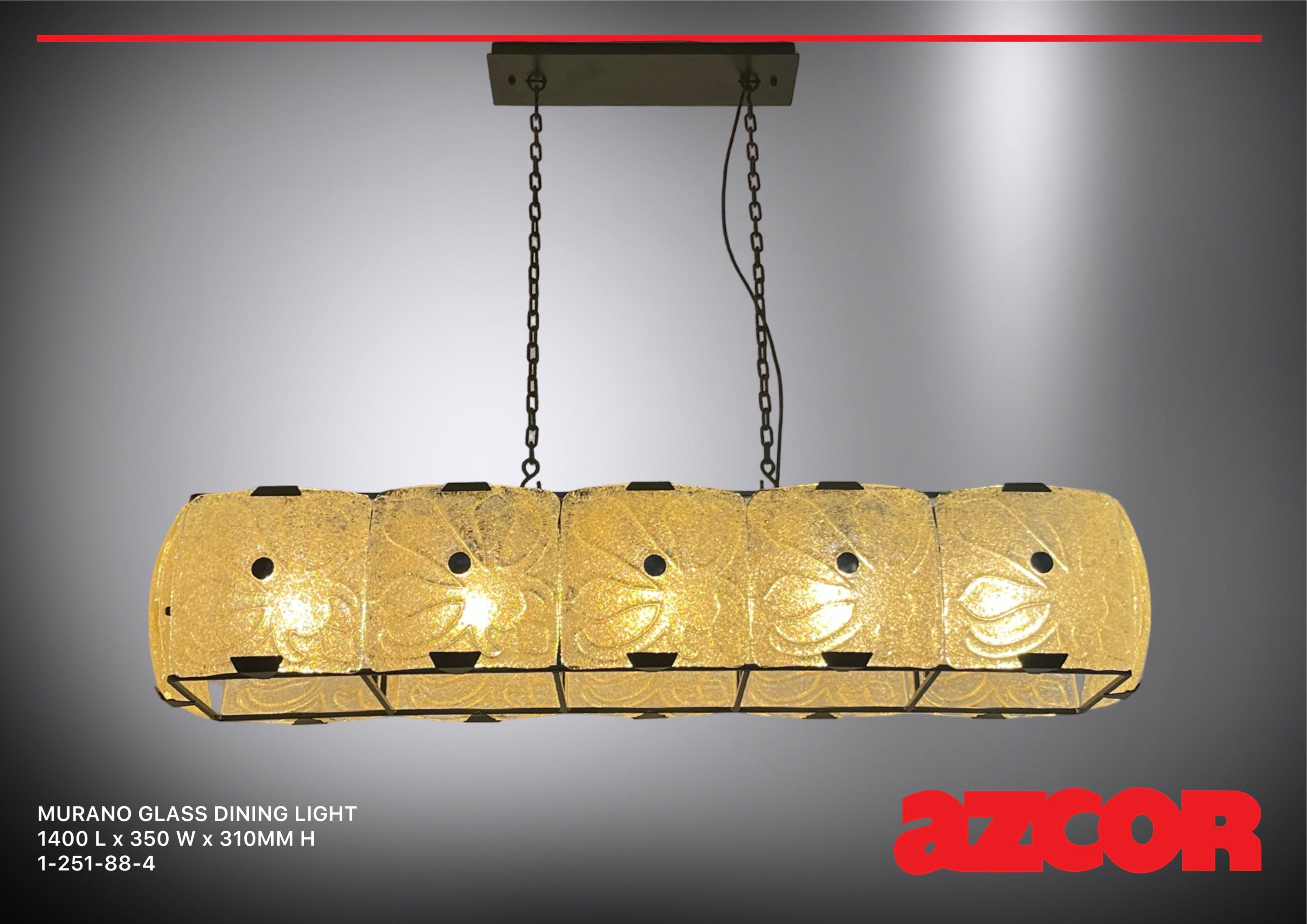 Murano Glass Dining Light