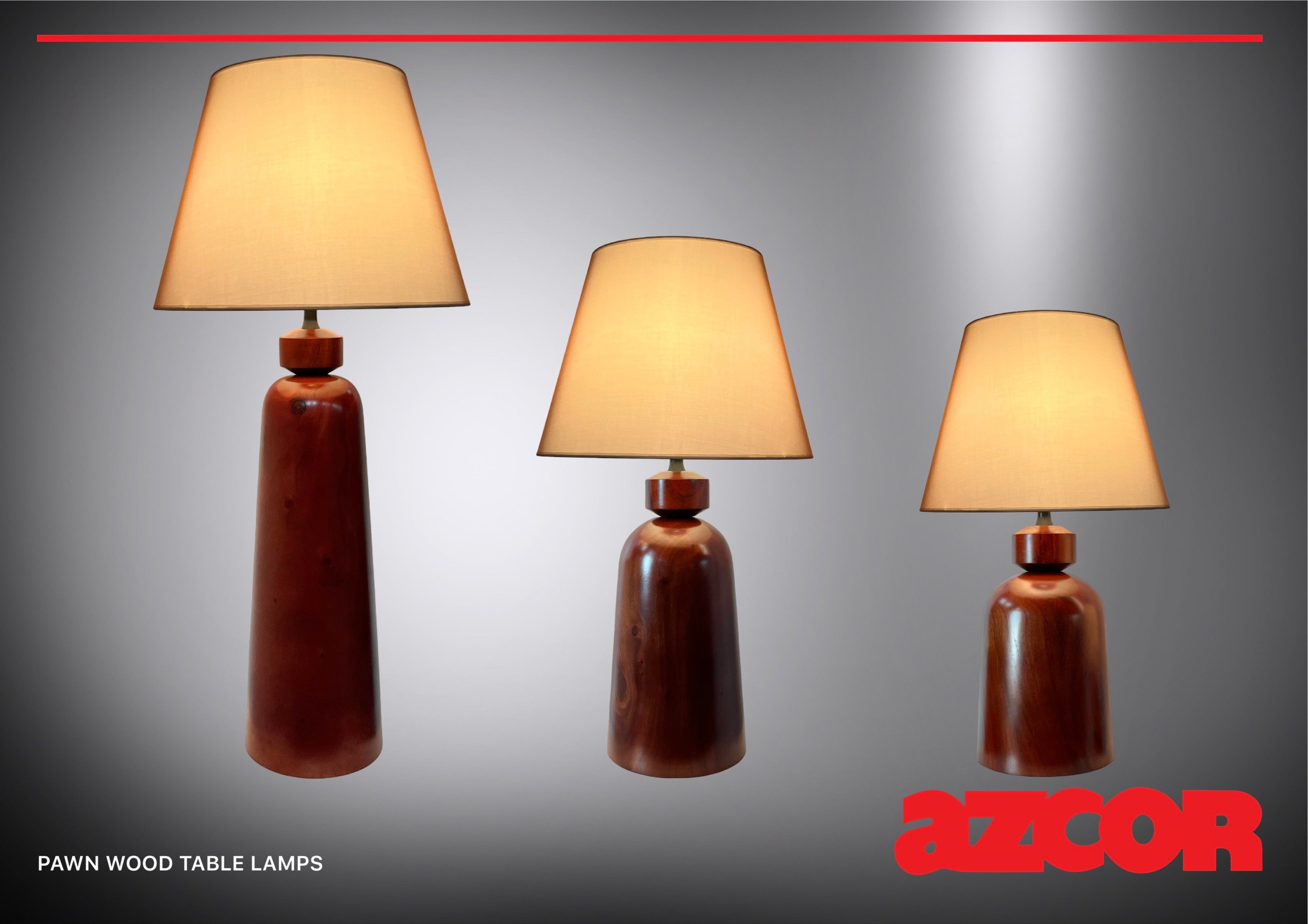 Pawn Wood Table Lamp