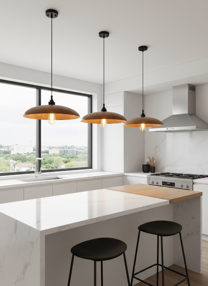 Portobello Wood Drop Light