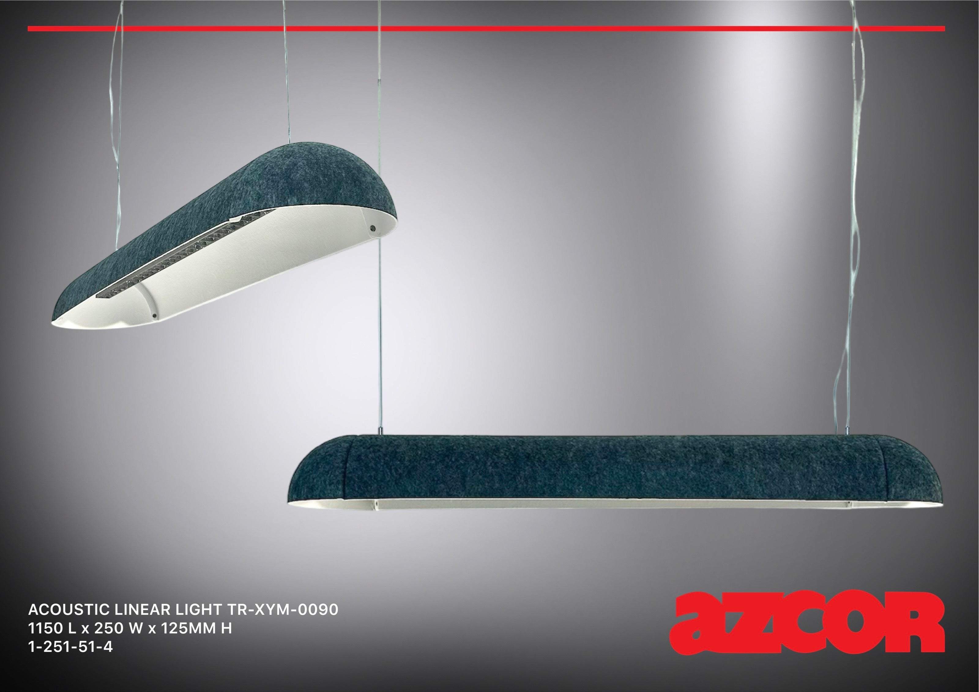 Sound Absorbing Acoustic Linear Light TR-XYM-0090