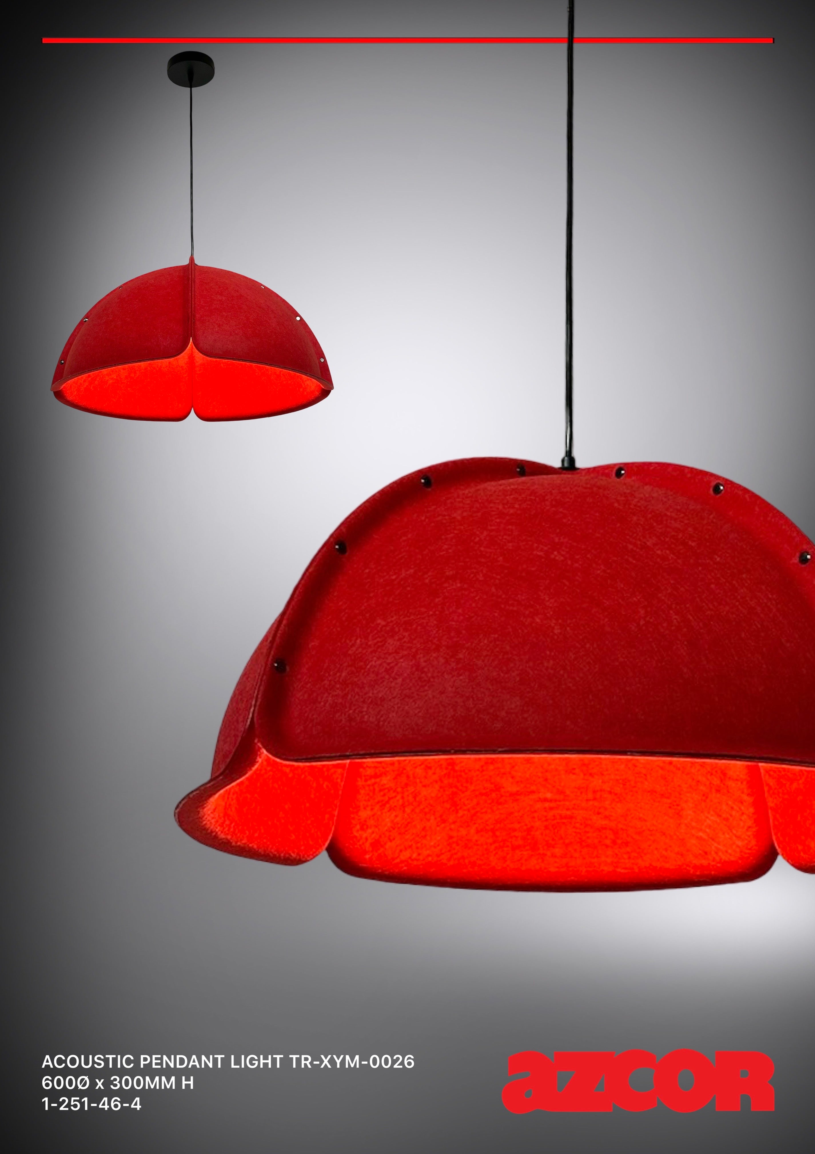 Sound Absorbing Acoustic Pendant Light TR-XYM-0026