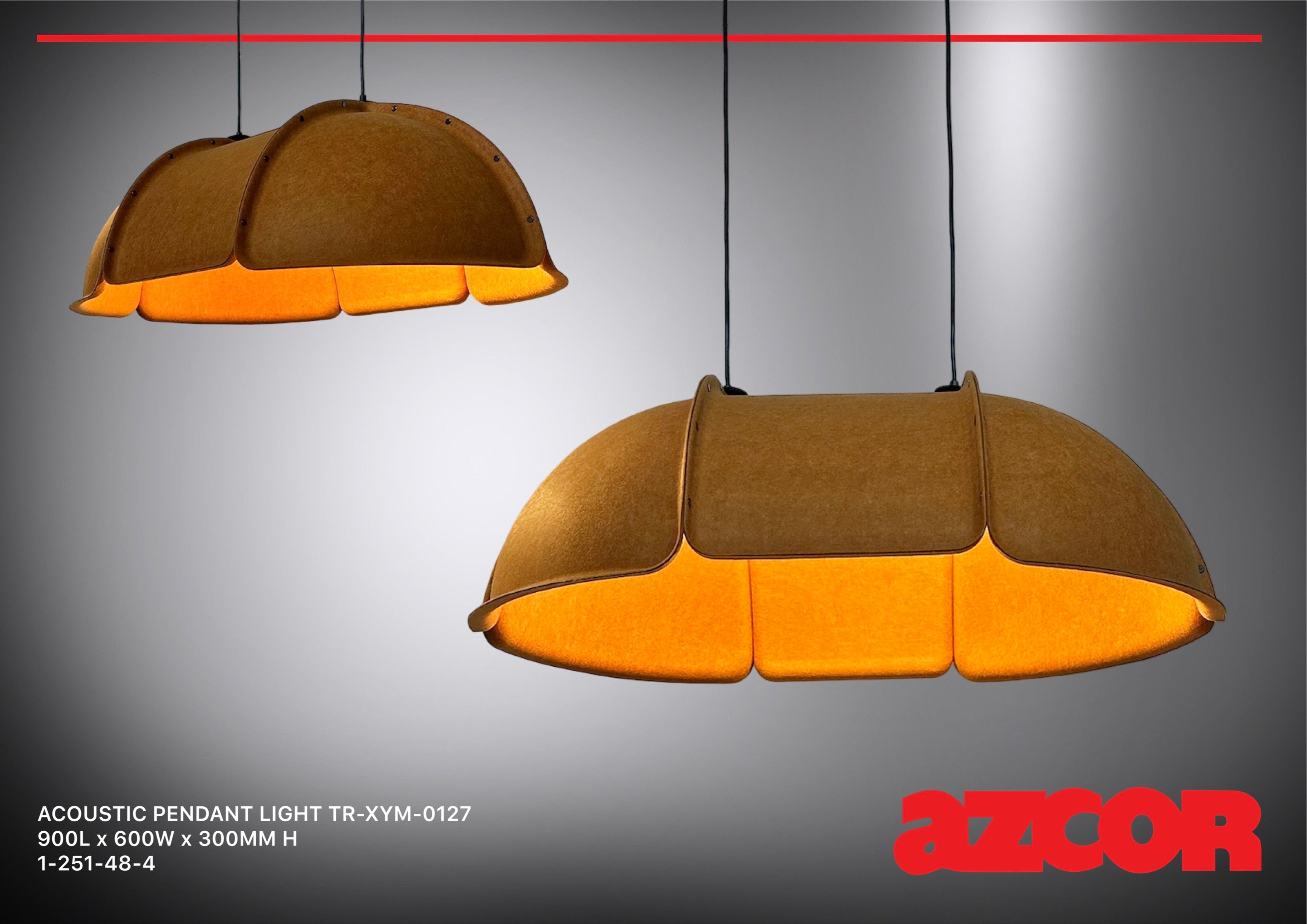 Sound Absorbing Acoustic Pendant Light TR-XYM-0127