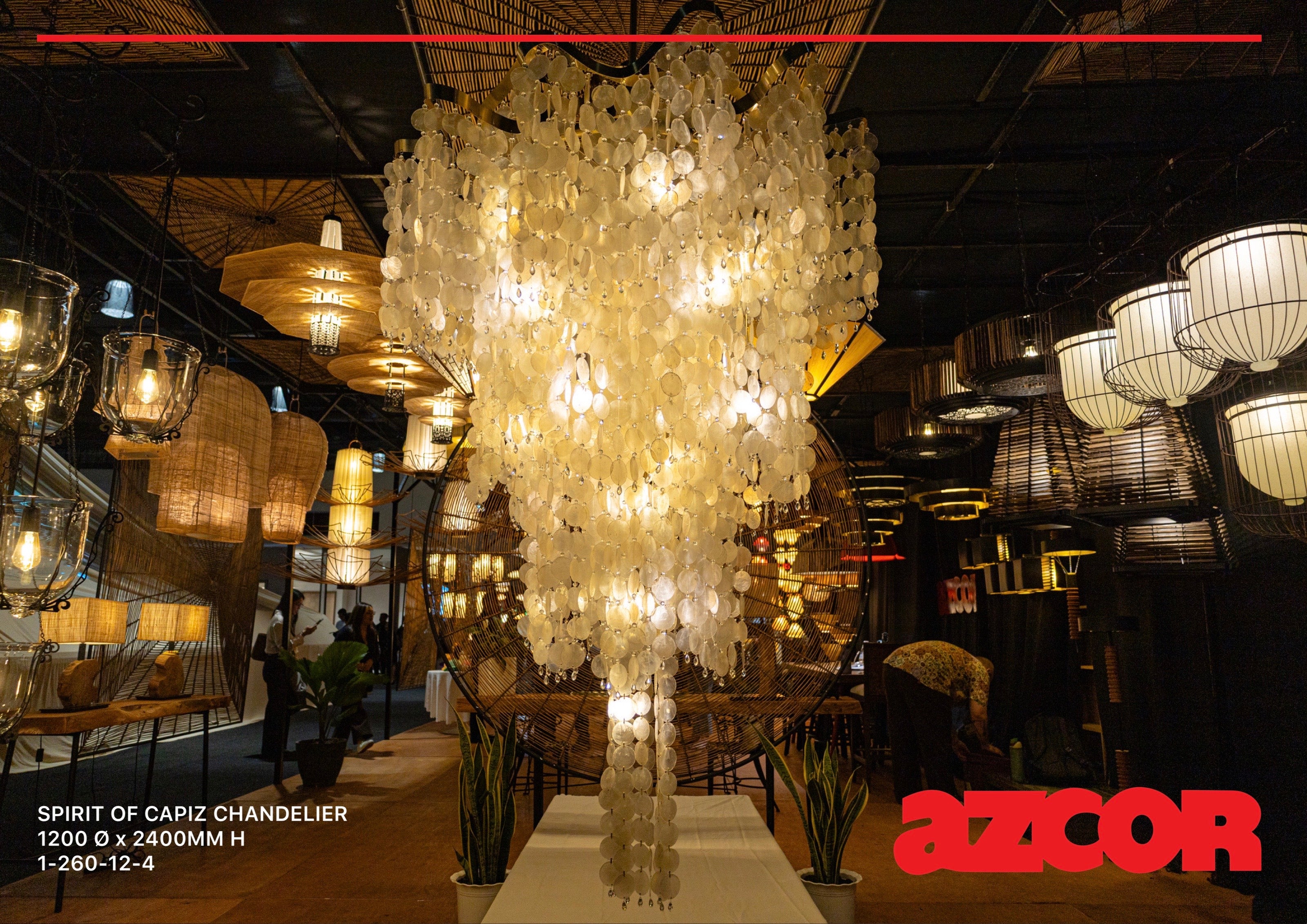 Spirit of Capiz Chandelier
