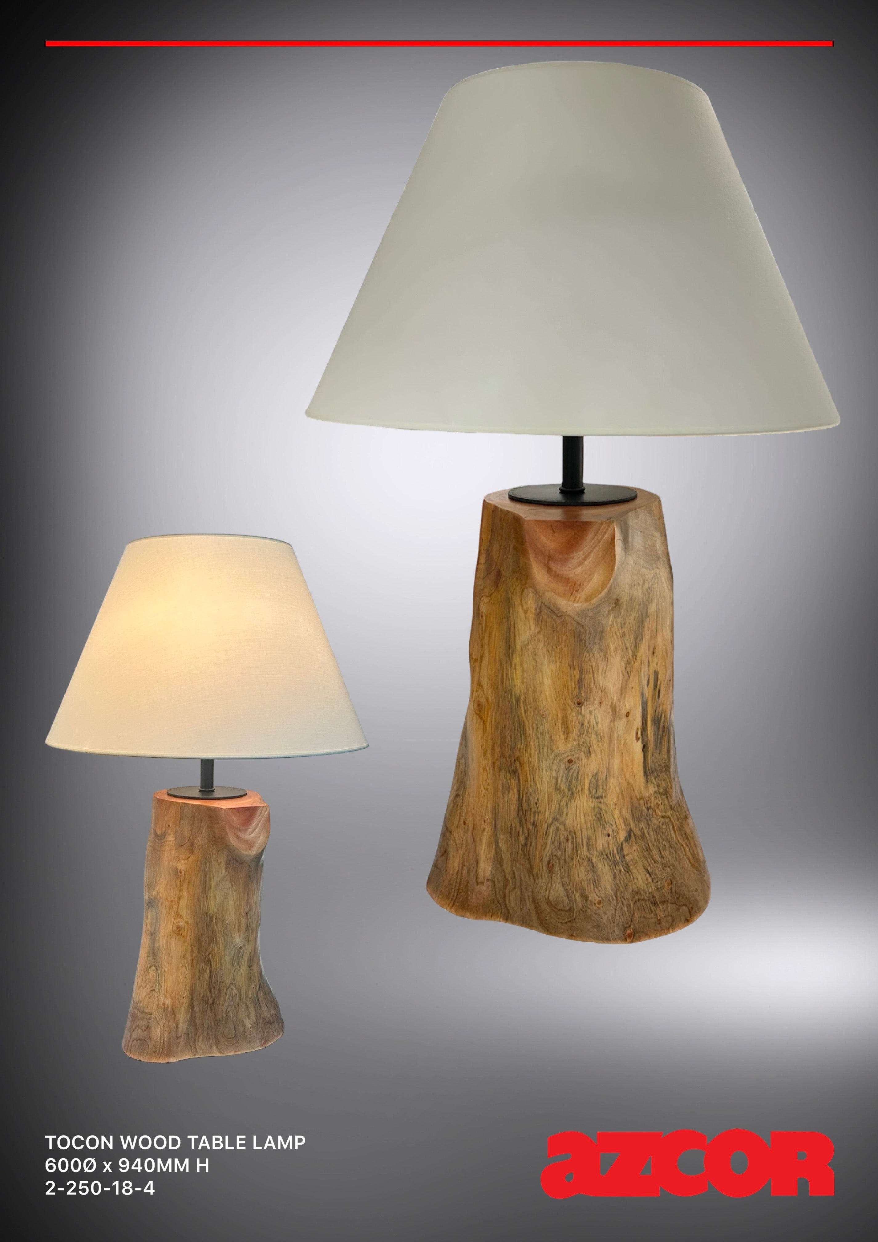 Tocon Wood Table Lamp