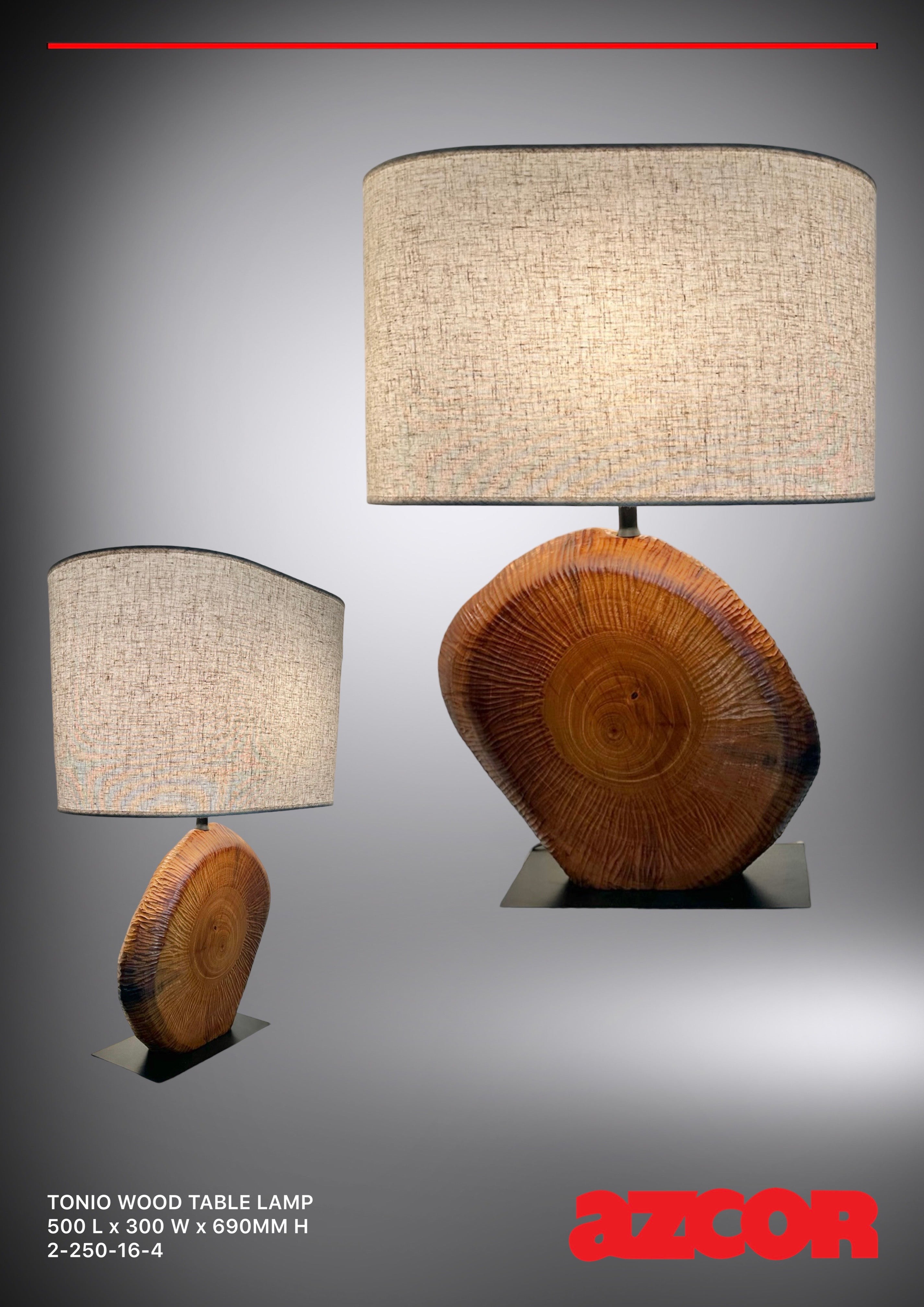 Tonio Wood Small Table Lamp