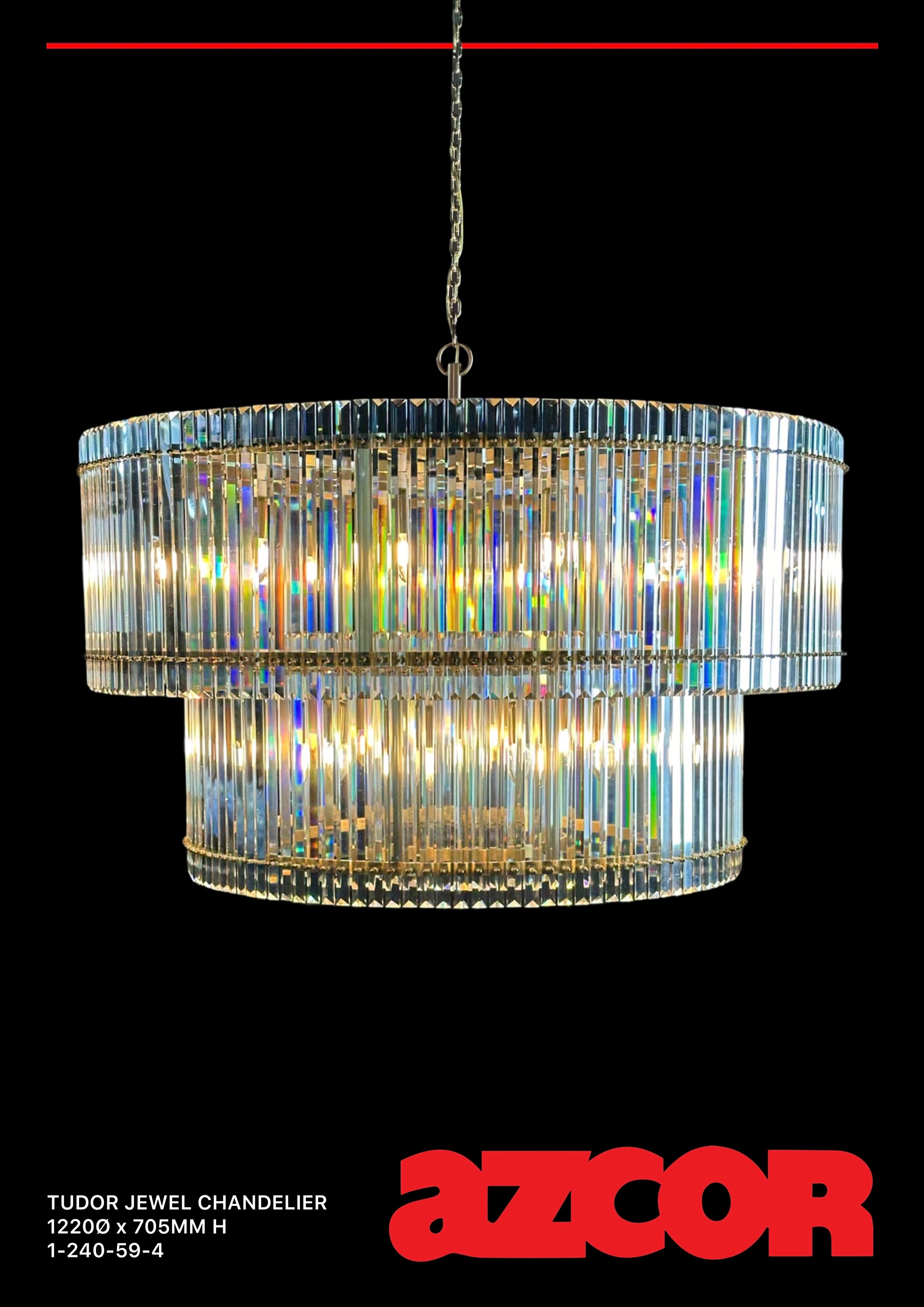 Tudor Crystal Chandelier 1200Ø