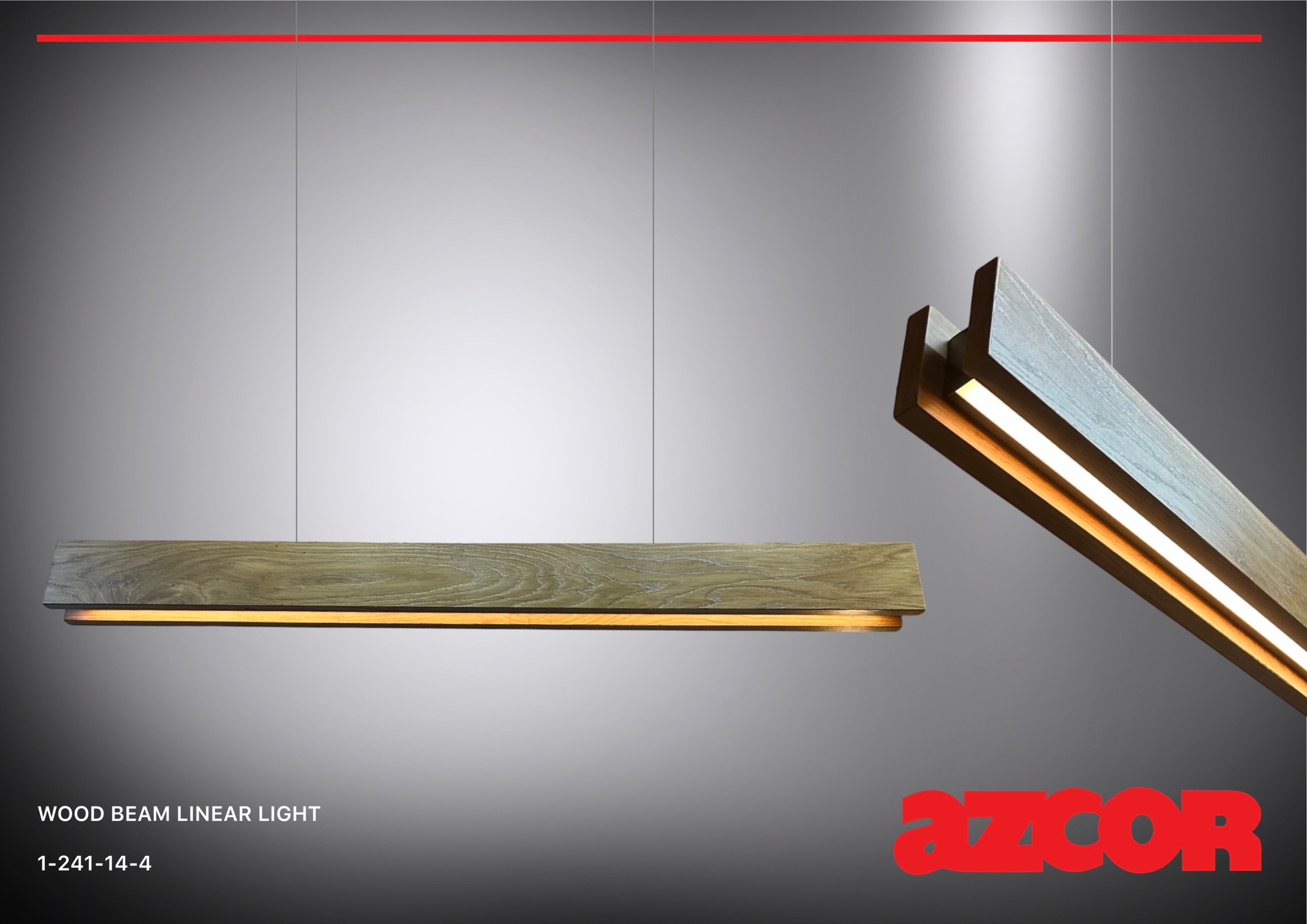 Wood Beam Linear Light