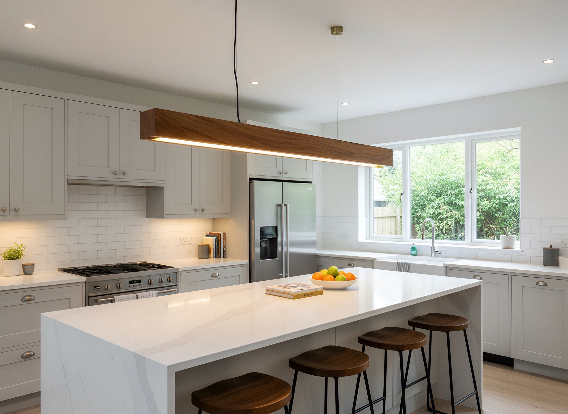 Wood Beam Linear Light