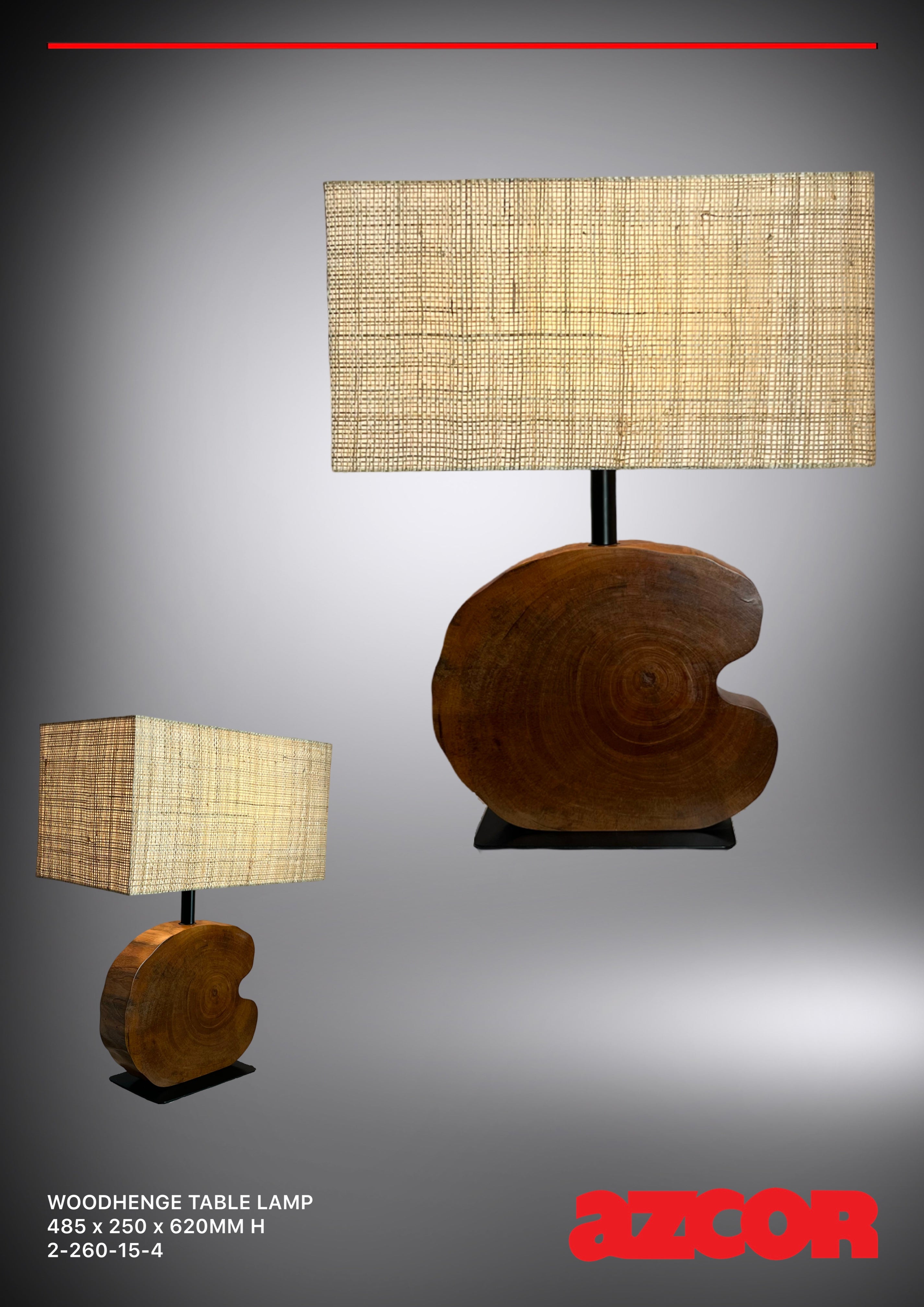 Woodhenge Table Lamp