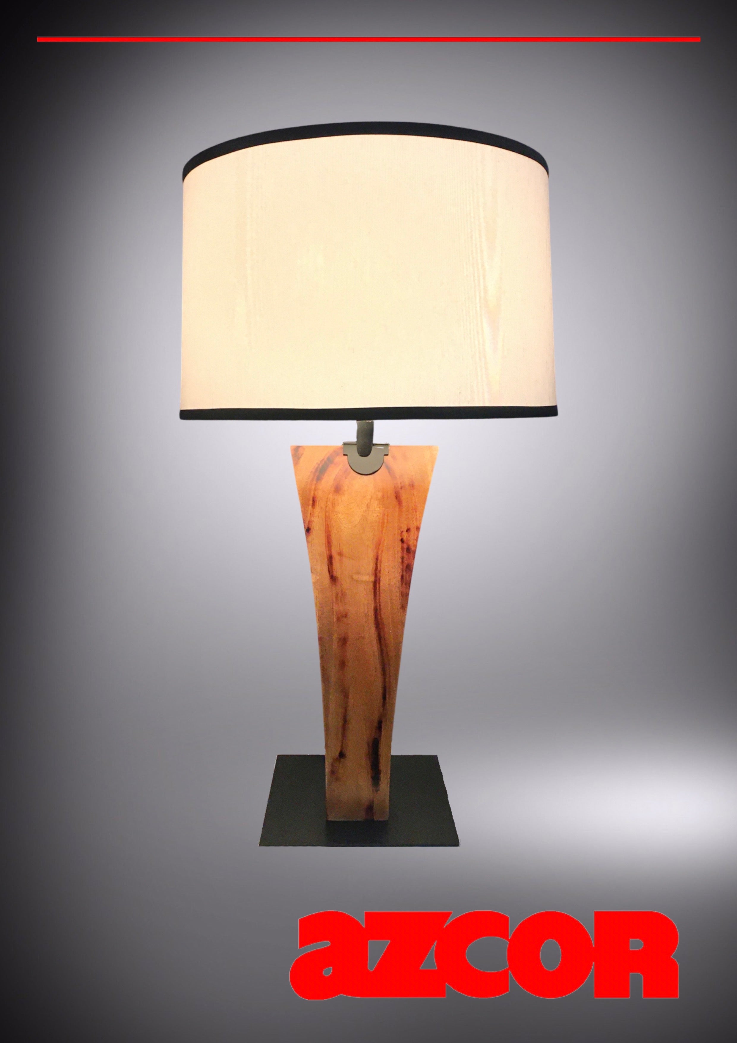 Pecson Wood Table Lamp