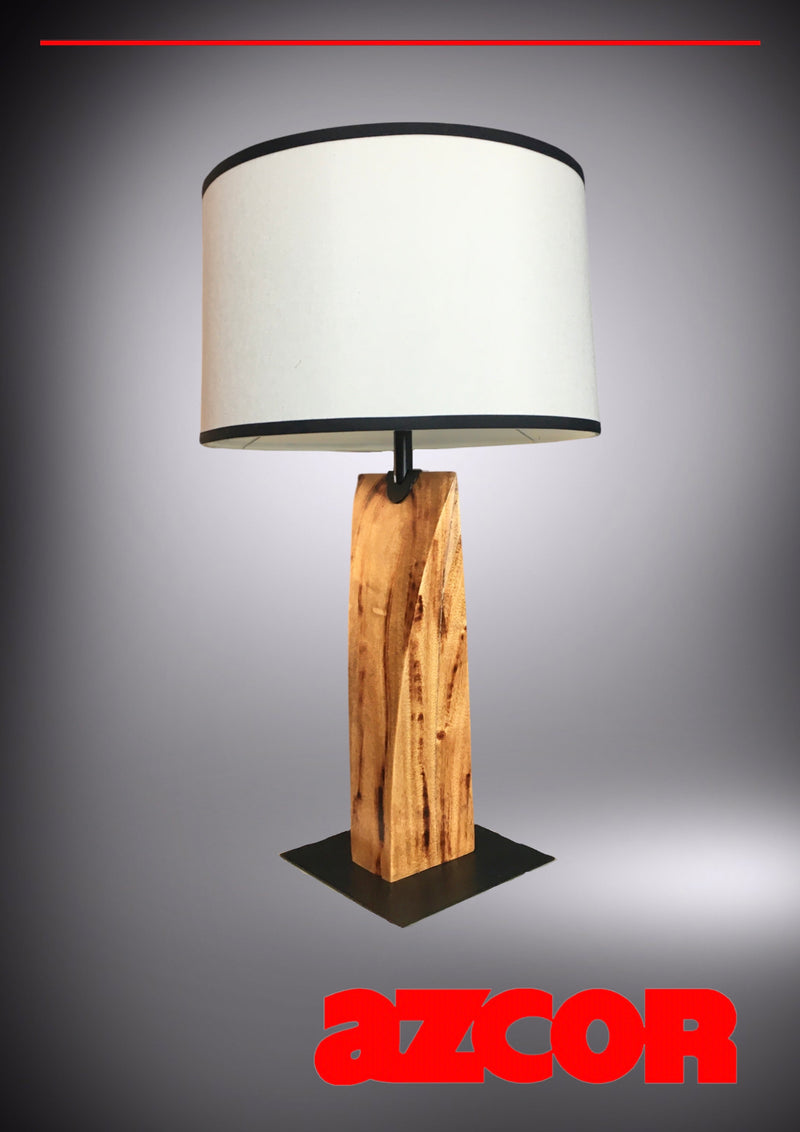 Pecson Wood Table Lamp