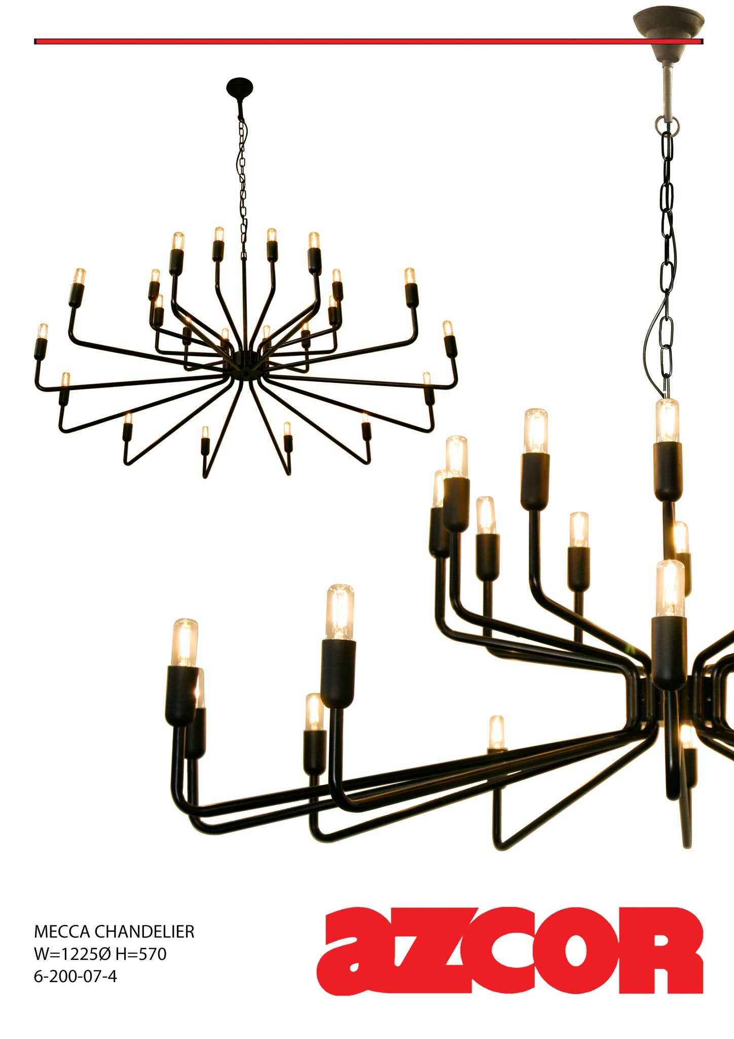 Mecca Chandelier 24
