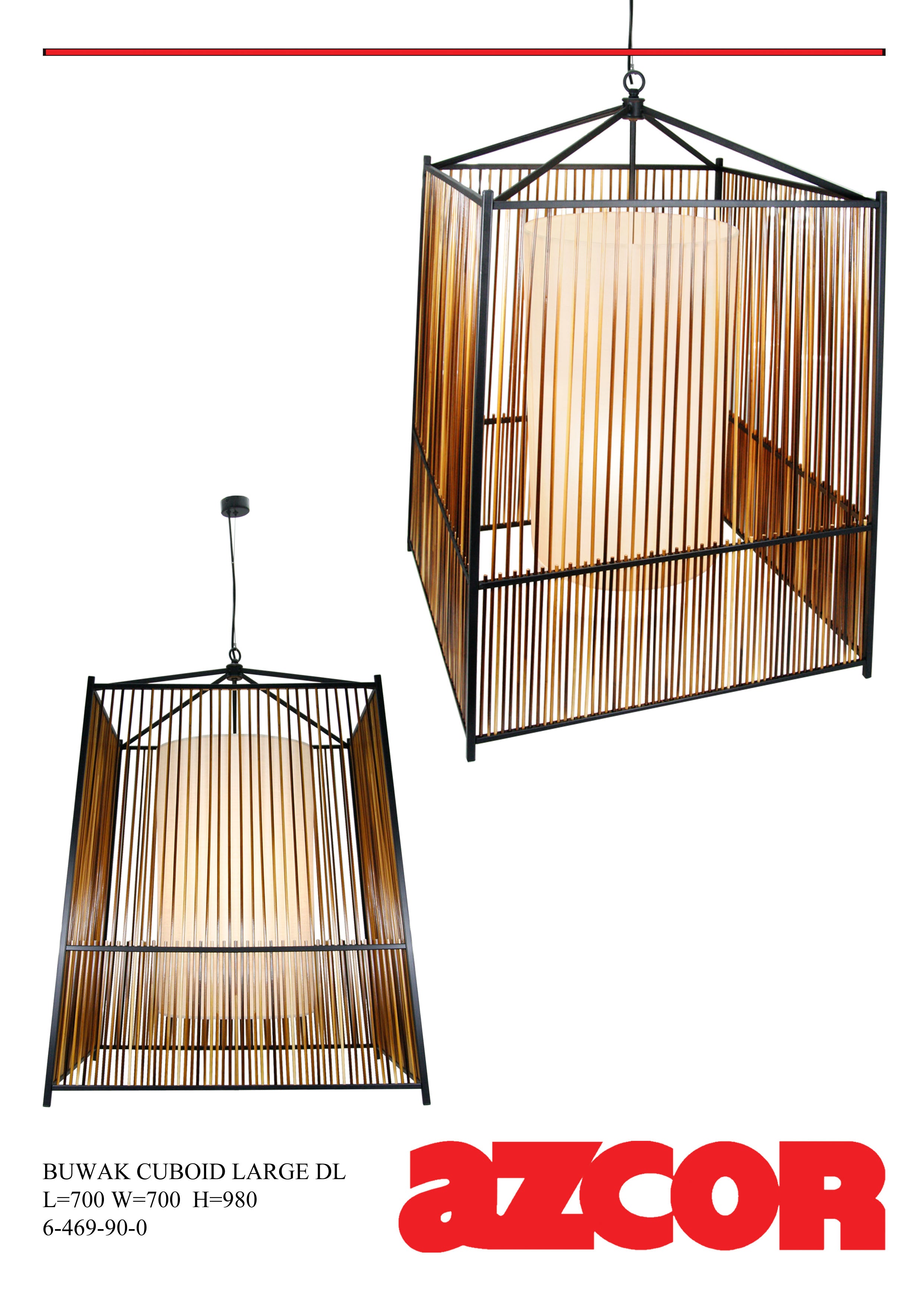 Buwak Cuboid Square Drop Light (L)