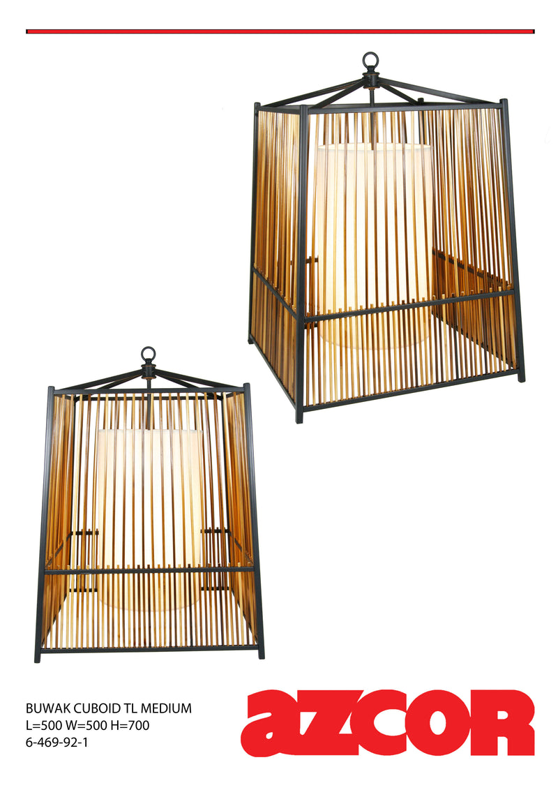 Buwak Cuboid Square Table Lamp (M)