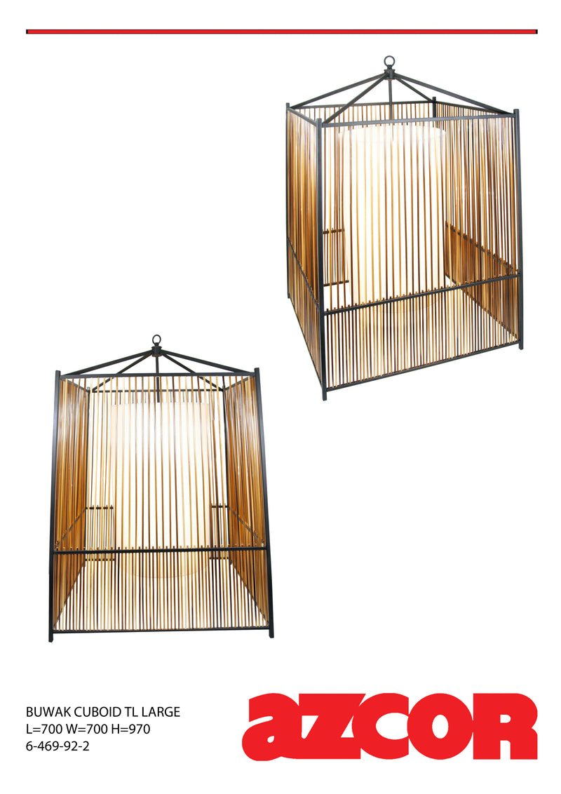Buwak Cuboid Square Table Lamp (L)