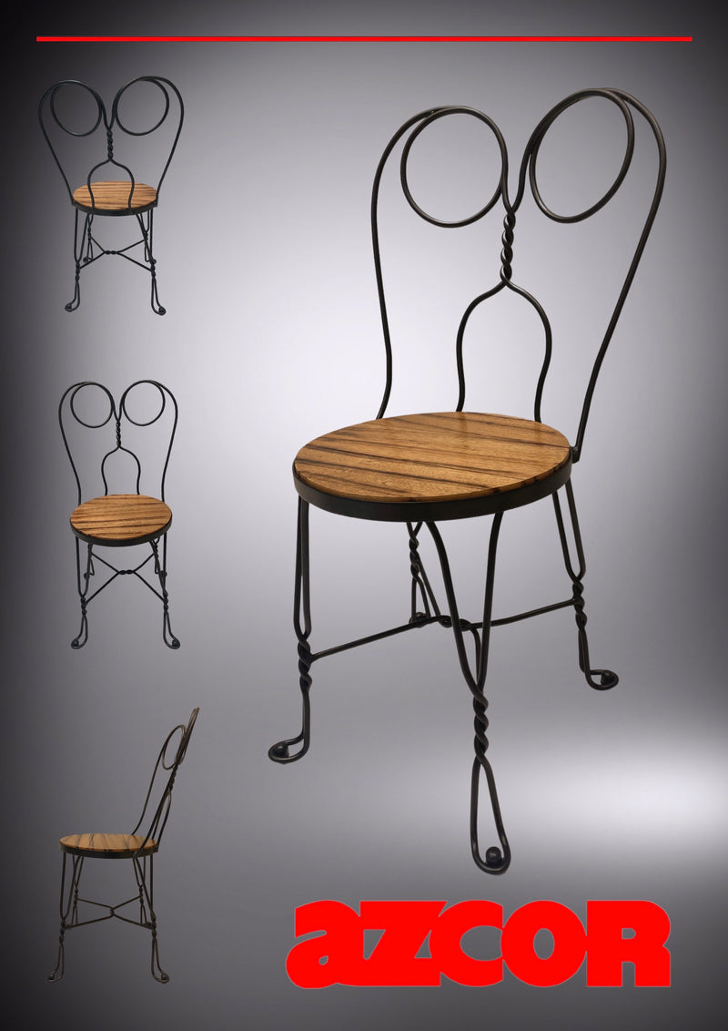 Batibot Wrought-Iron Dining Chair
