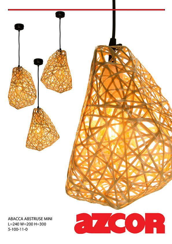 Abaca Abstruse Mini Drop Light